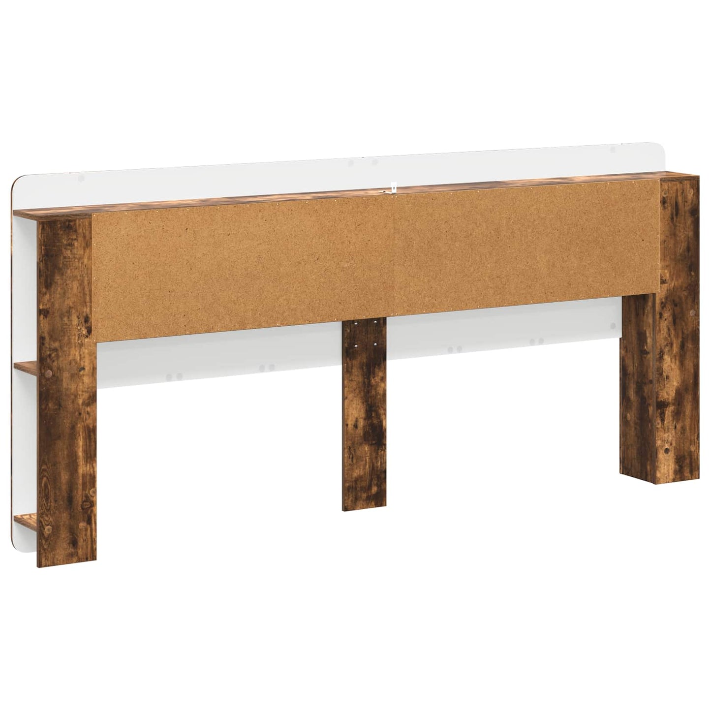 Hoofdbordkast met opslag Gerookt Eiken 215 x 18,5 x 100 cm is nu te koop bij PeponiXL, paradijselijk wonen!