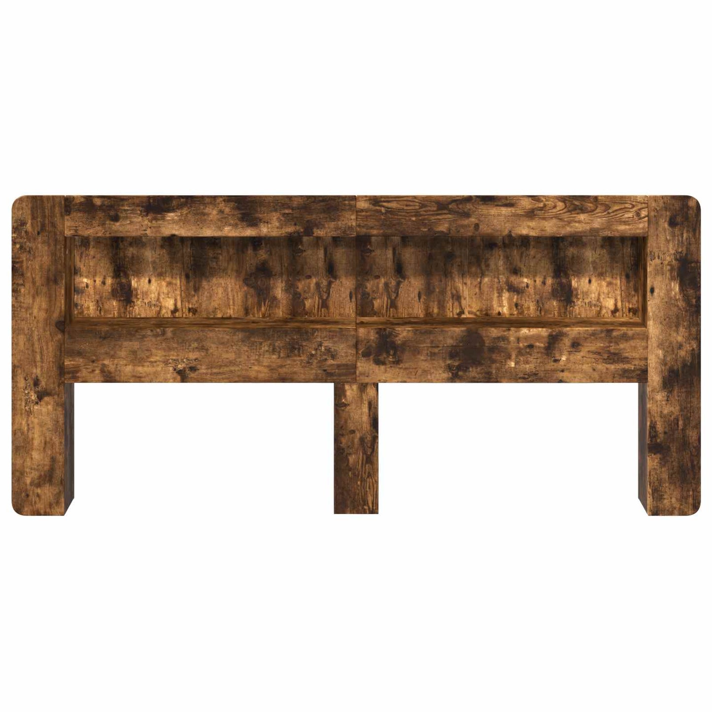 Hoofdbordkast met opslag Gerookt Eiken 215 x 18,5 x 100 cm is nu te koop bij PeponiXL, paradijselijk wonen!
