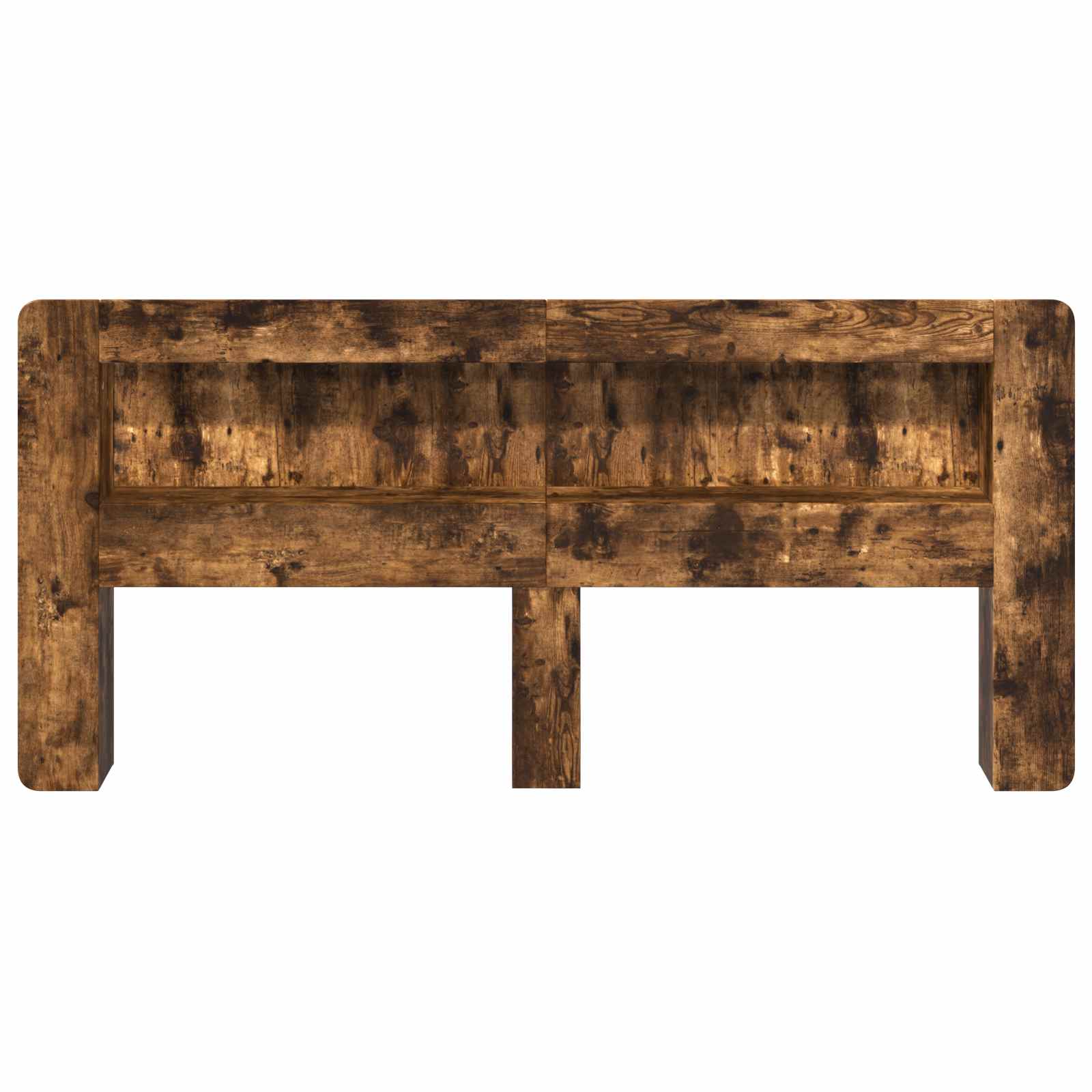 Hoofdbordkast met opslag Gerookt Eiken 215 x 18,5 x 100 cm is nu te koop bij PeponiXL, paradijselijk wonen!