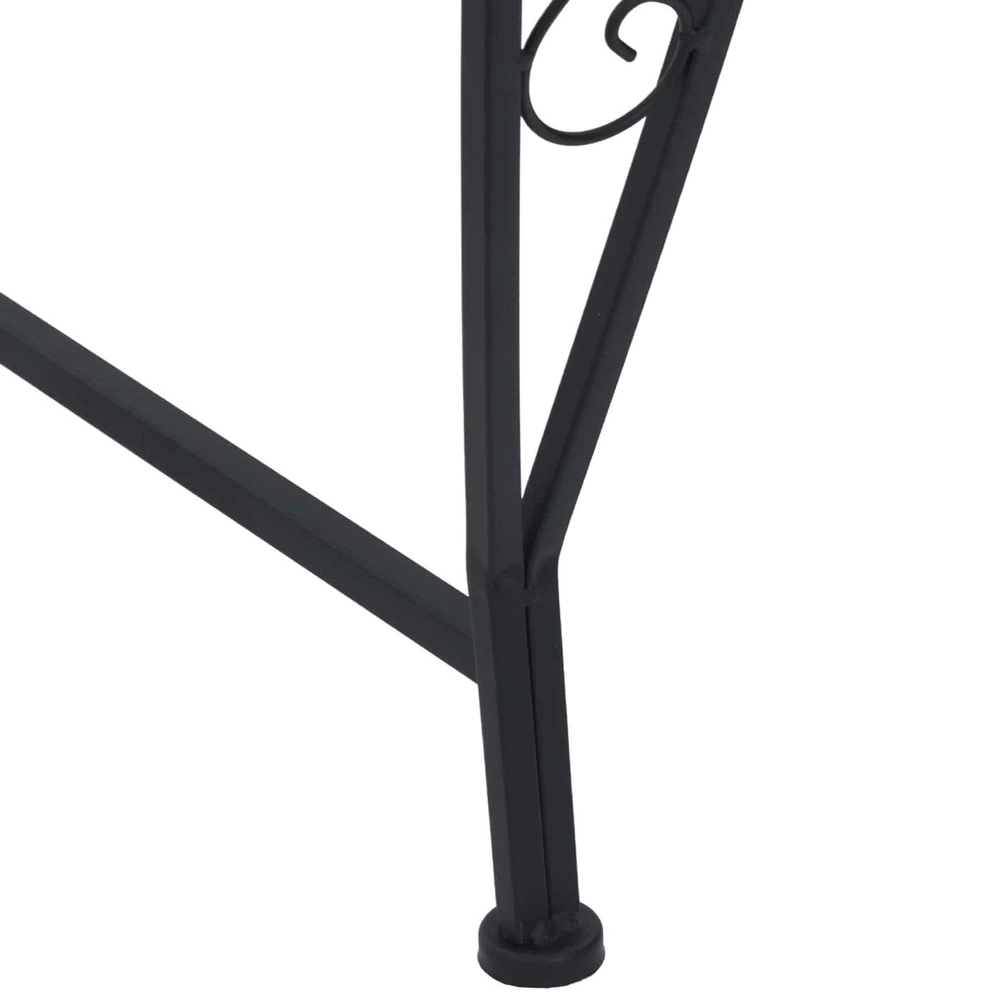 Boom bank 4-Aantal zitplaatsen 160 x 80 x 89 cm Staal Zwart