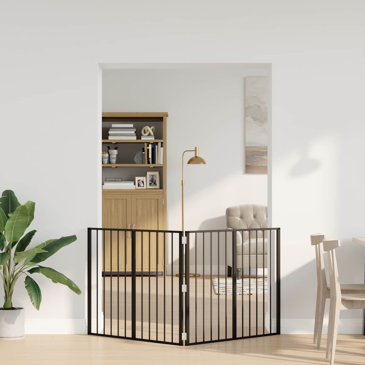 Hondenhek 2 pcs Zwart 100 x 80 cm Gegalvaniseerd staal is nu te koop bij PeponiXL, paradijselijk wonen!