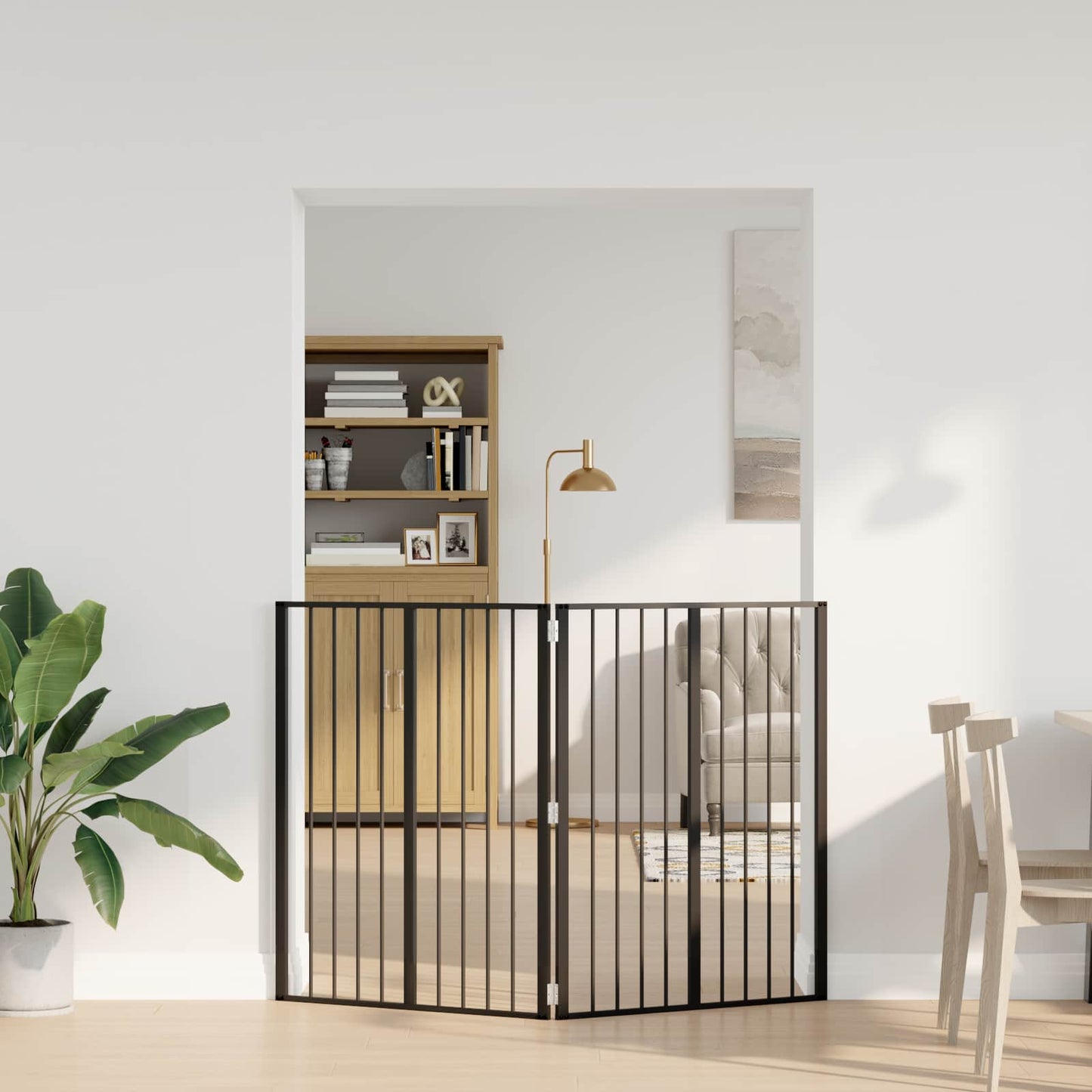 Hondenhek 2 pcs Zwart 80 x 100 cm Gegalvaniseerd staal is nu te koop bij PeponiXL, paradijselijk wonen!