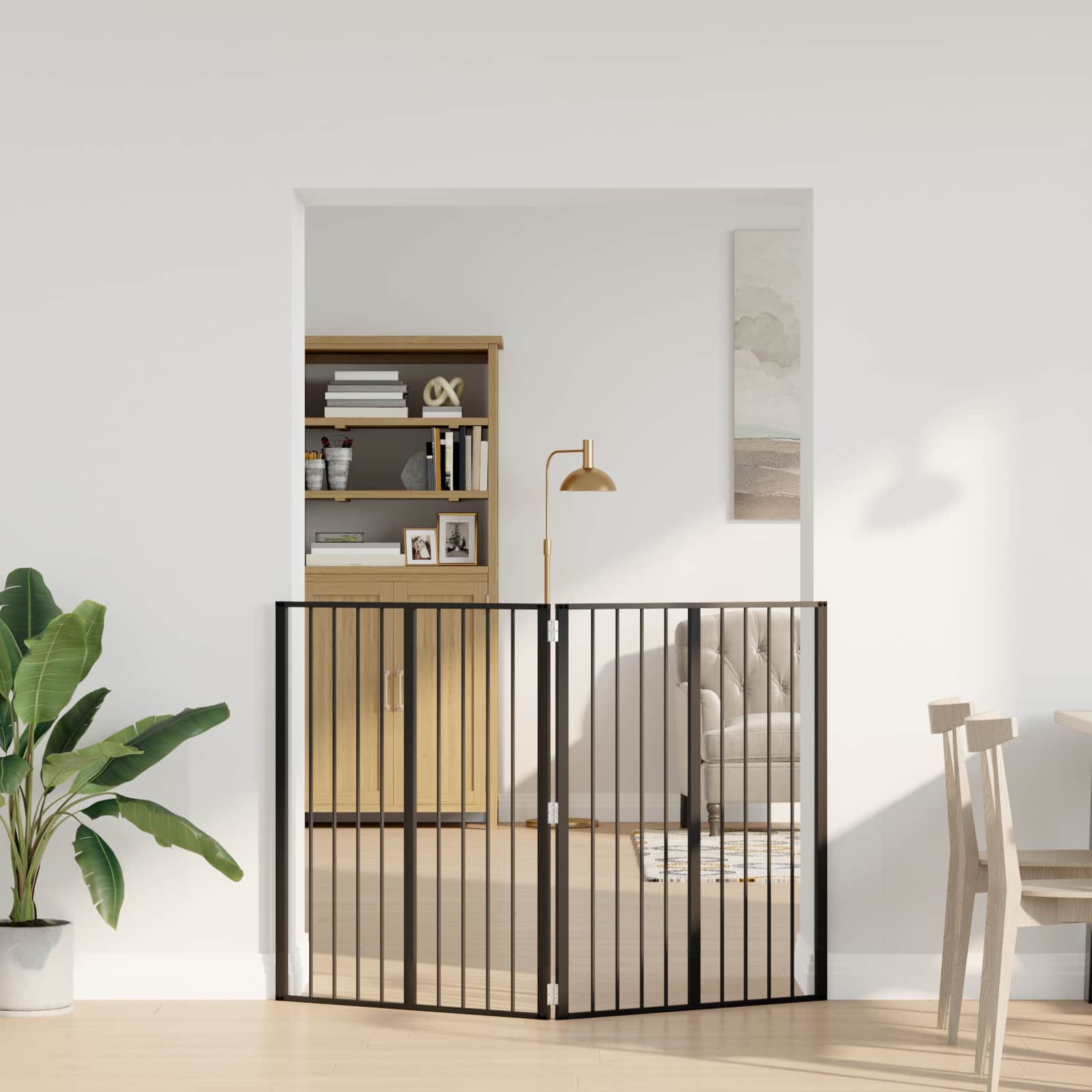Hondenhek 2 pcs Zwart 80 x 100 cm Gegalvaniseerd staal is nu te koop bij PeponiXL, paradijselijk wonen!