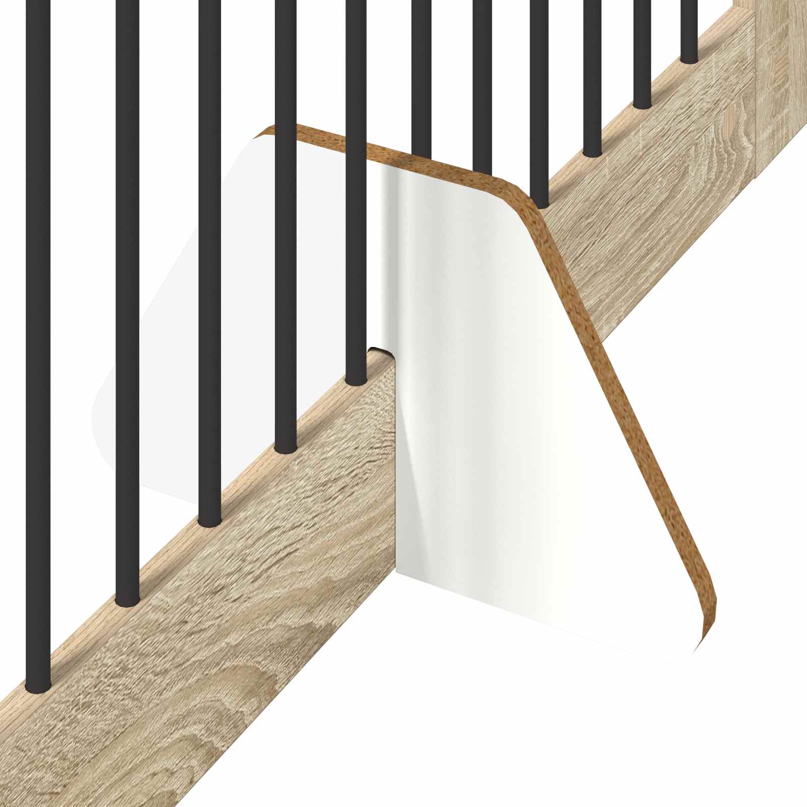 Opvouwbaar hondenhek met standaards 2 pcs Sonoma Eiken 200,5 cm is nu te koop bij PeponiXL, paradijselijk wonen!