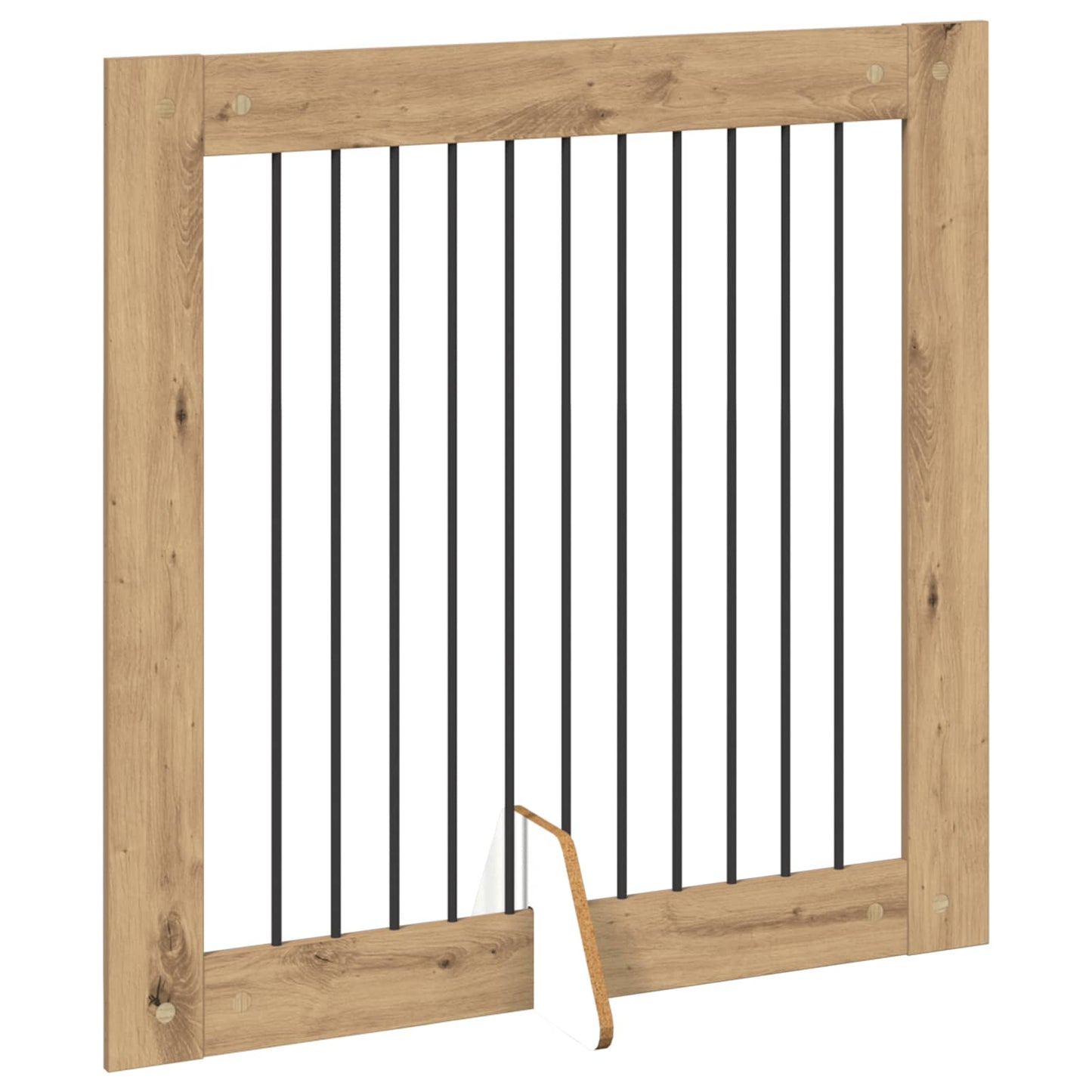 Opvouwbaar hondenhek met standaards 4 pcs Artisanaal eiken is nu te koop bij PeponiXL, paradijselijk wonen!