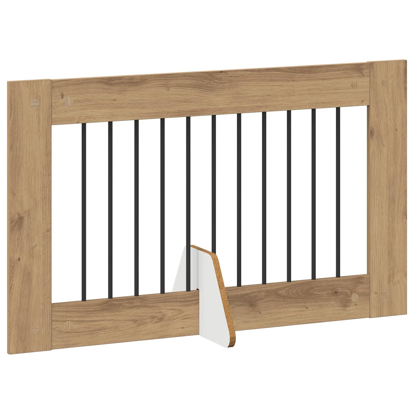 Opvouwbaar hondenhek met standaards 2 pcs Artisanaal eiken is nu te koop bij PeponiXL, paradijselijk wonen!