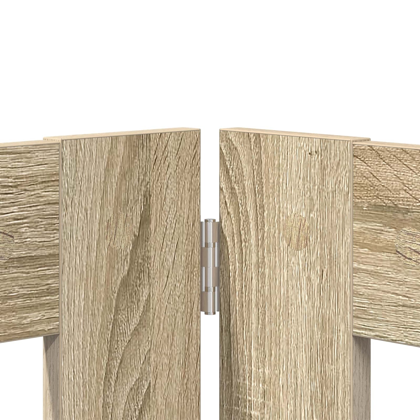 Opvouwbaar hondenhek met standaards 6 pcs Sonoma Eiken 602 cm is nu te koop bij PeponiXL, paradijselijk wonen!