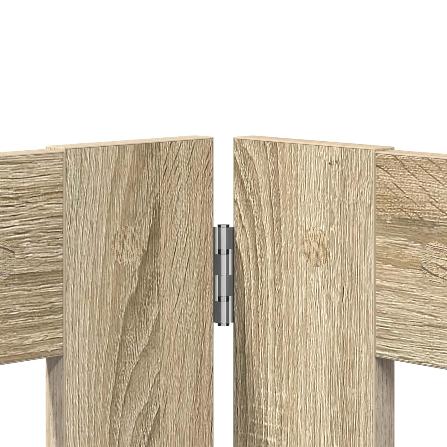 Opvouwbaar hondenhek met standaards 6 pcs Sonoma Eiken 482 cm is nu te koop bij PeponiXL, paradijselijk wonen!
