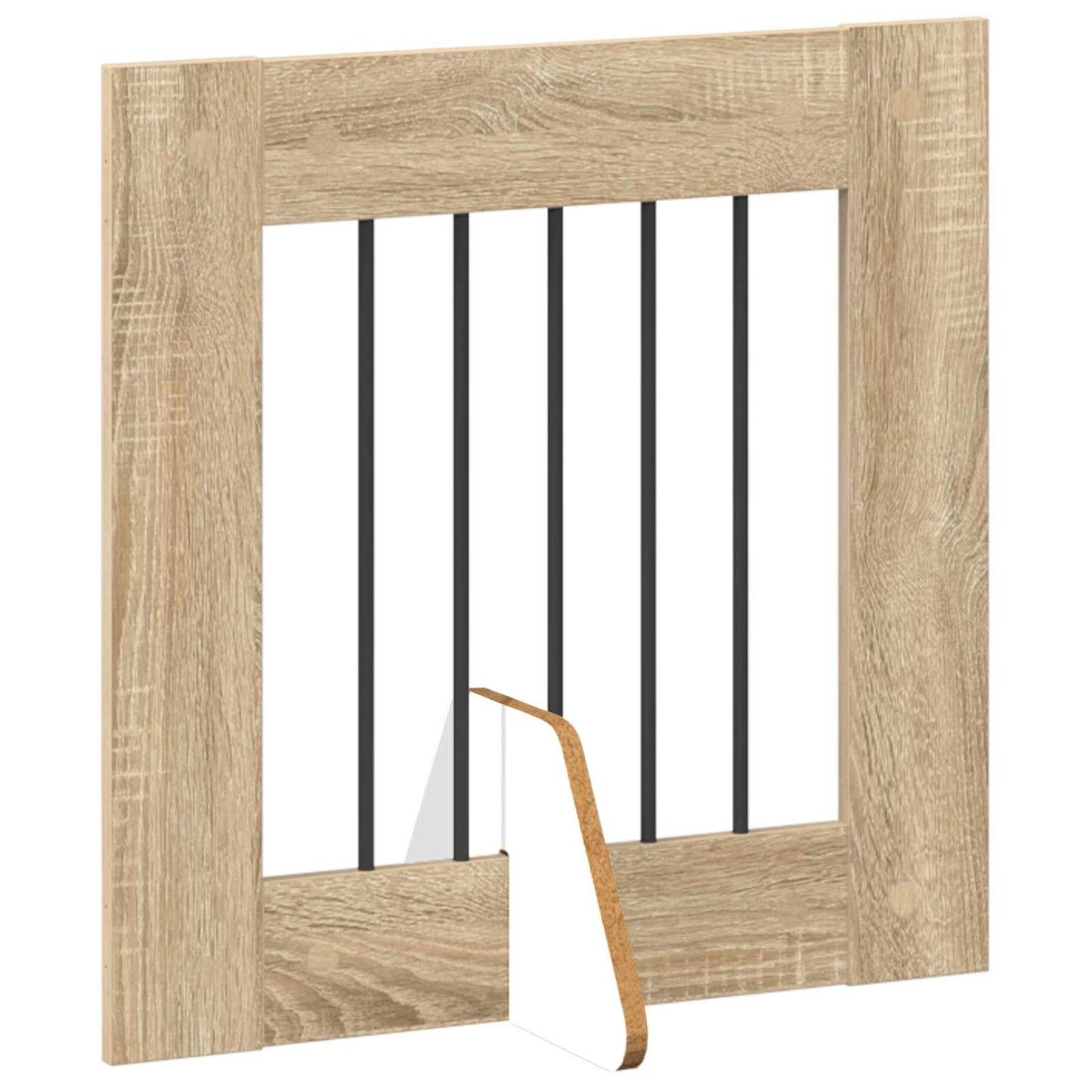 Opvouwbaar hondenhek met standaards 6 pcs Sonoma Eiken 362 cm is nu te koop bij PeponiXL, paradijselijk wonen!
