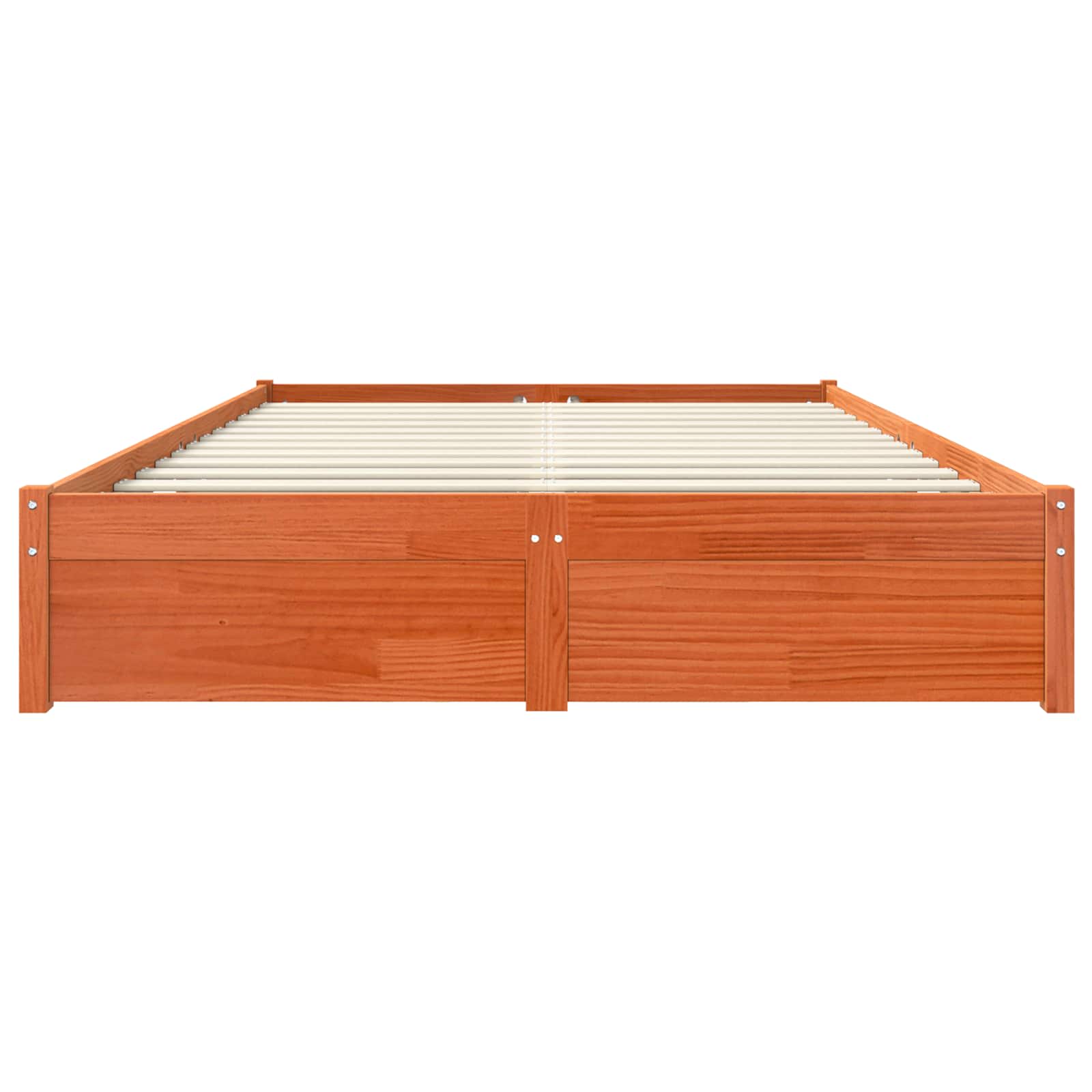 Bedframe Wasbruin 160 x 200 cm Massief Vurenhout is nu te koop bij PeponiXL, paradijselijk wonen!