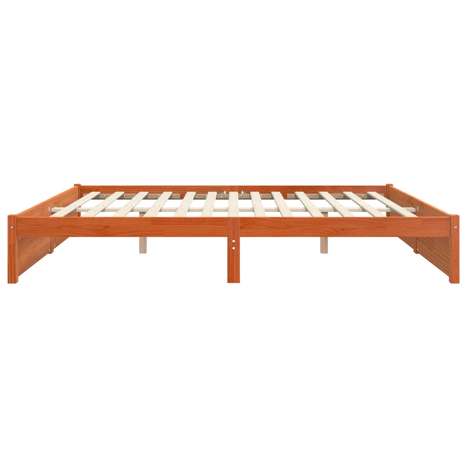 Bedframe Wasbruin 160 x 200 cm Massief Vurenhout is nu te koop bij PeponiXL, paradijselijk wonen!