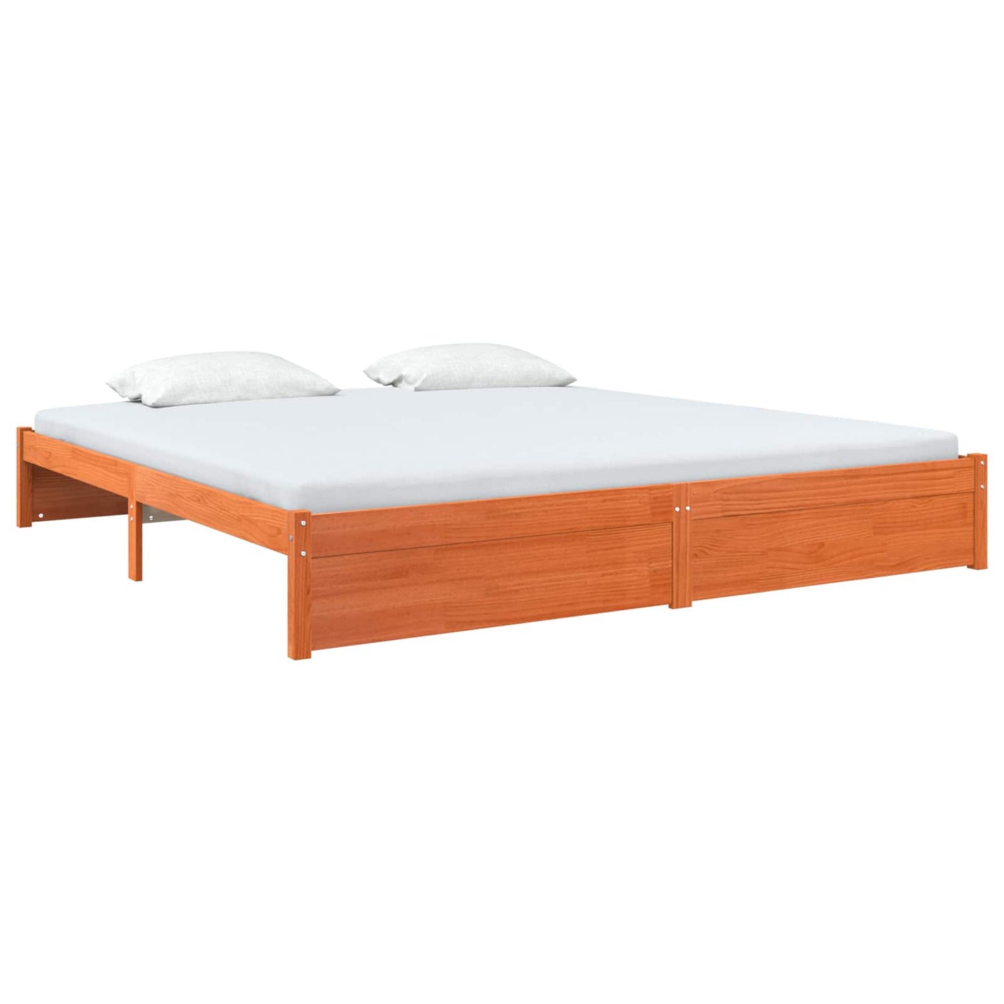 Bedframe Wasbruin 180 x 200 cm Massief Vurenhout is nu te koop bij PeponiXL, paradijselijk wonen!