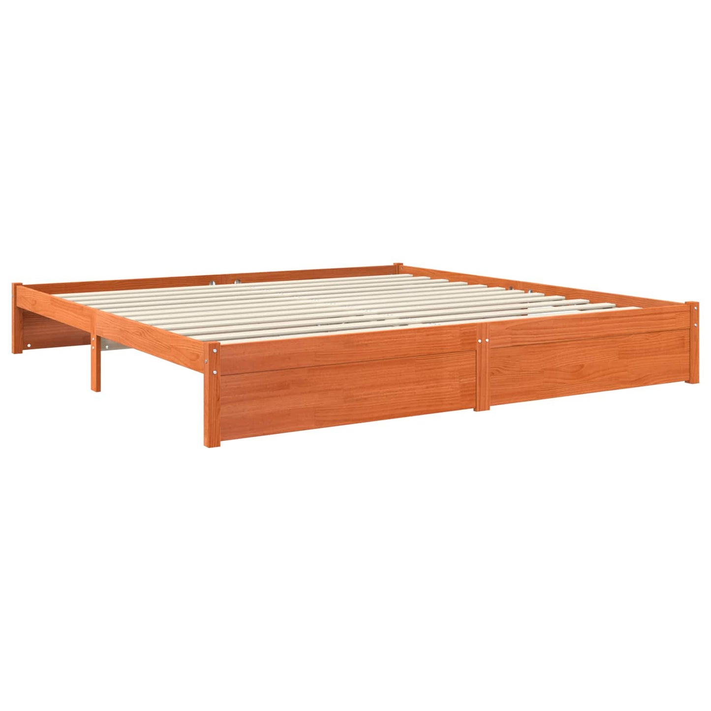 Bedframe Wasbruin 180 x 200 cm Massief Vurenhout is nu te koop bij PeponiXL, paradijselijk wonen!