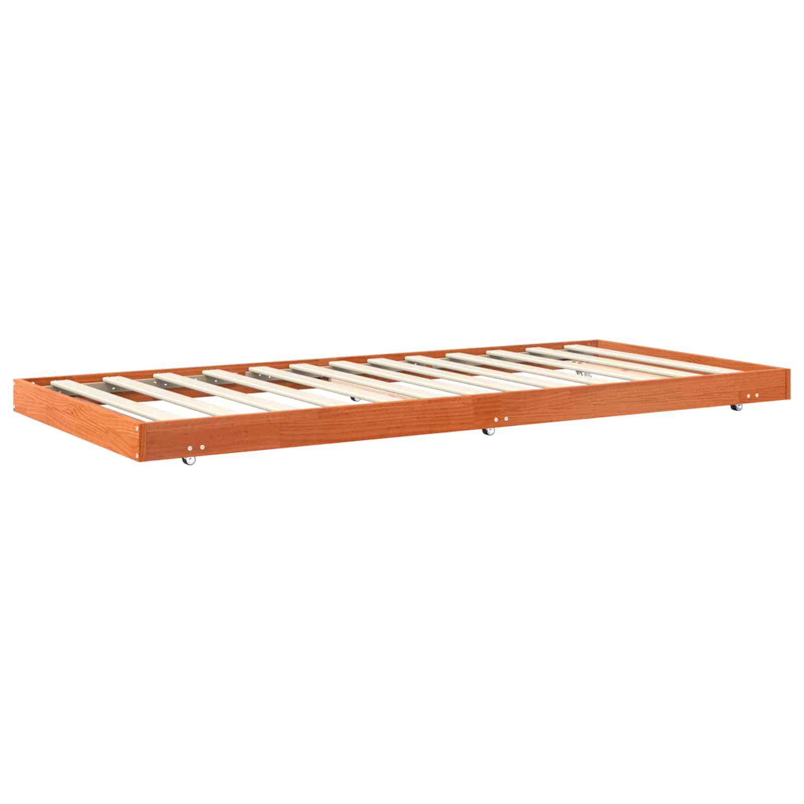 Bedframe Wasbruin 80 x 200 cm Massief grenenhout is nu te koop bij PeponiXL, paradijselijk wonen!