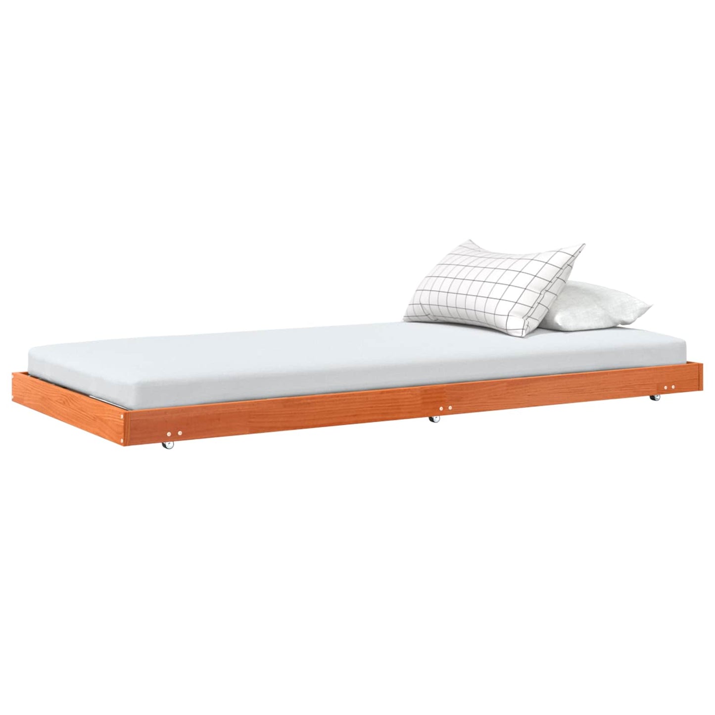 Bedframe Wasbruin 70 x 190 cm Massief grenenhout is nu te koop bij PeponiXL, paradijselijk wonen!