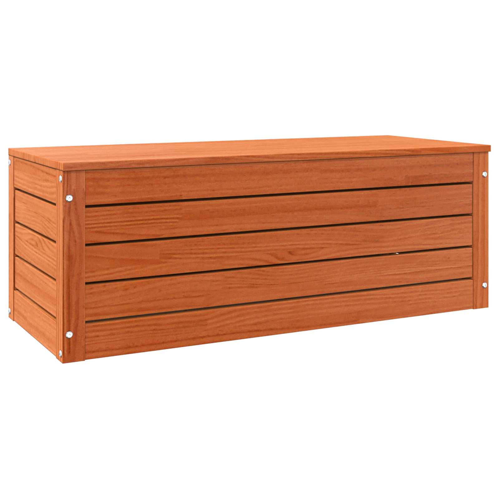 Opbergbox Wasbruin 89 x 36,5 x 33 cm Massief grenenhout is nu te koop bij PeponiXL, paradijselijk wonen!