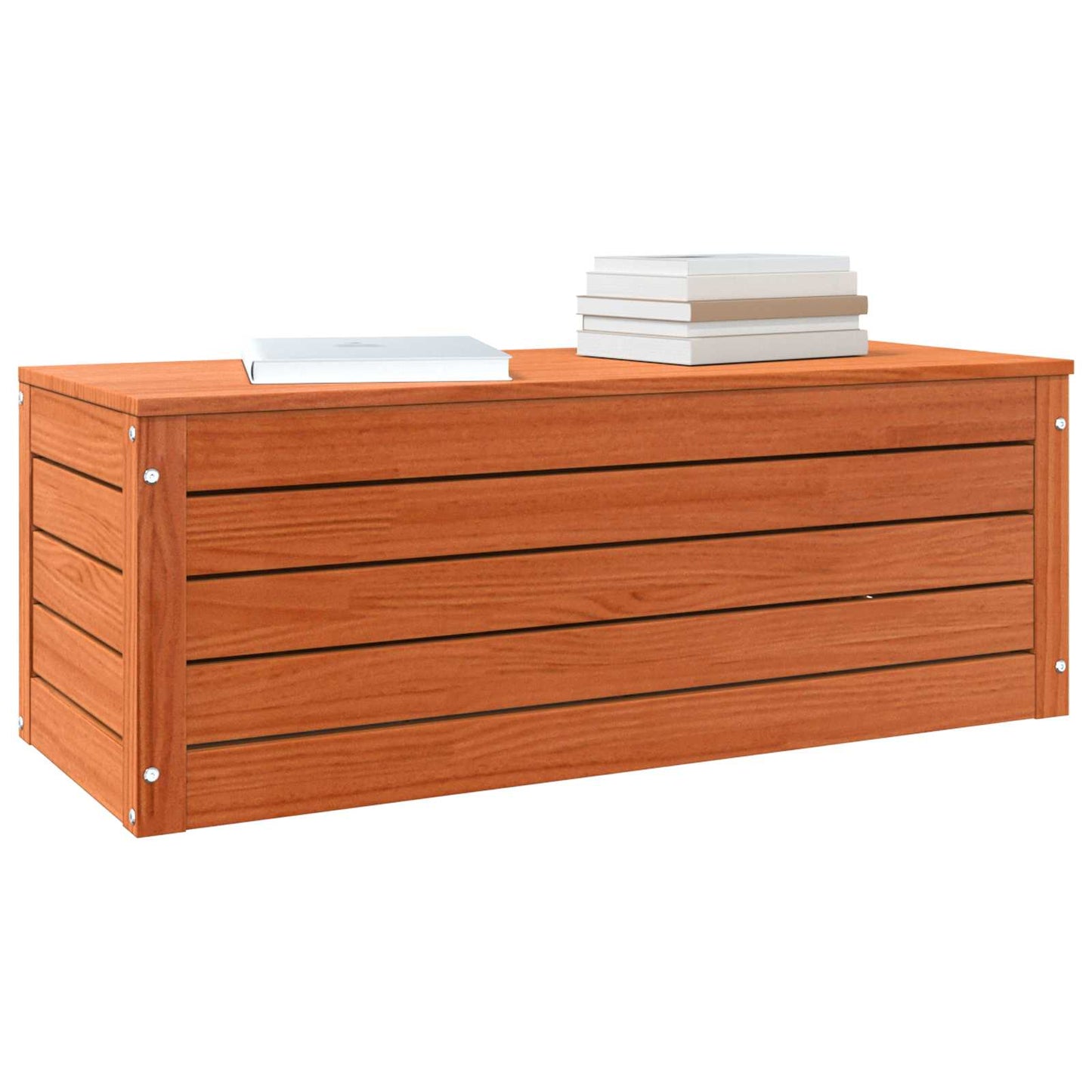 Opbergbox Wasbruin 89 x 36,5 x 33 cm Massief grenenhout is nu te koop bij PeponiXL, paradijselijk wonen!