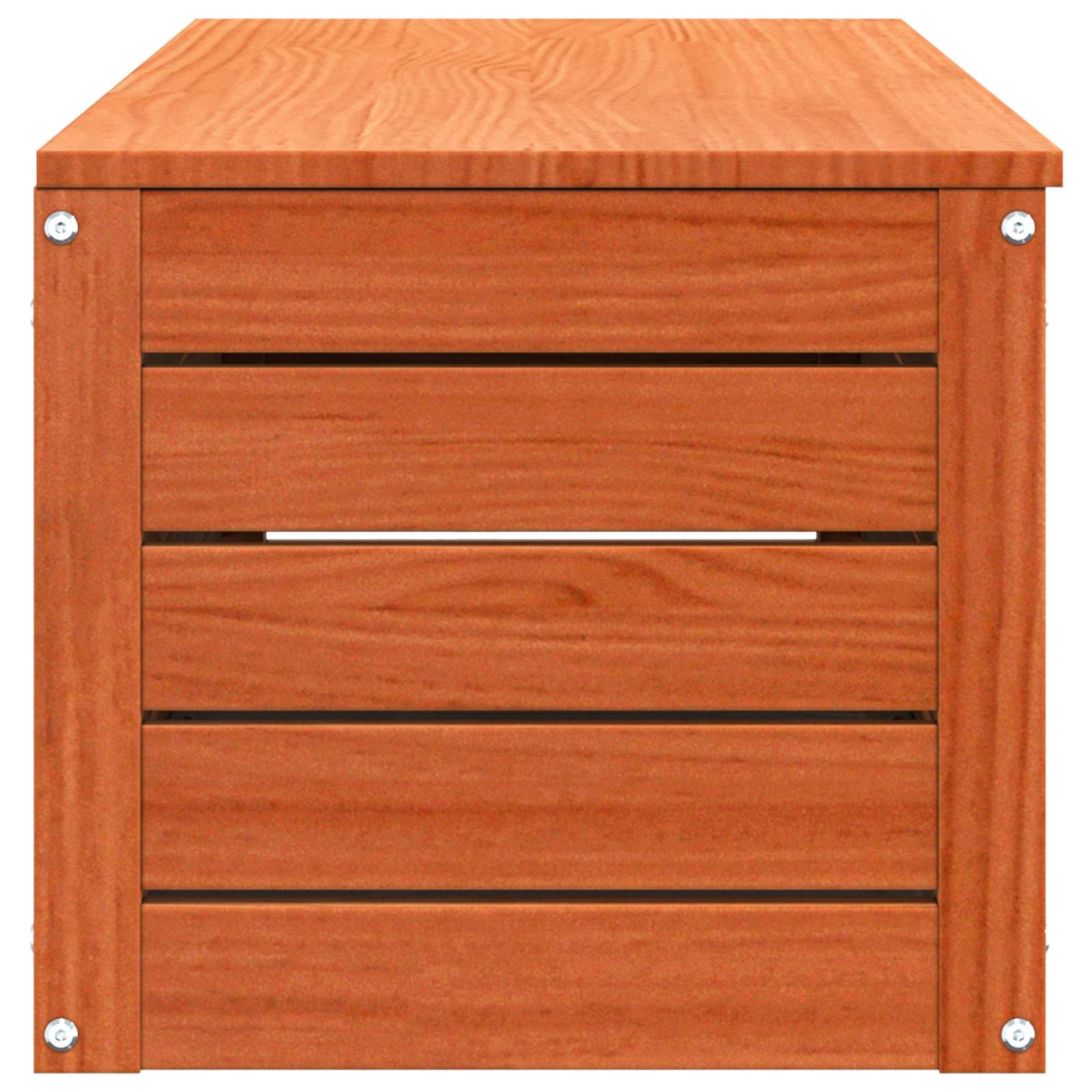 Opbergbox Wasbruin 89 x 36,5 x 33 cm Massief grenenhout is nu te koop bij PeponiXL, paradijselijk wonen!