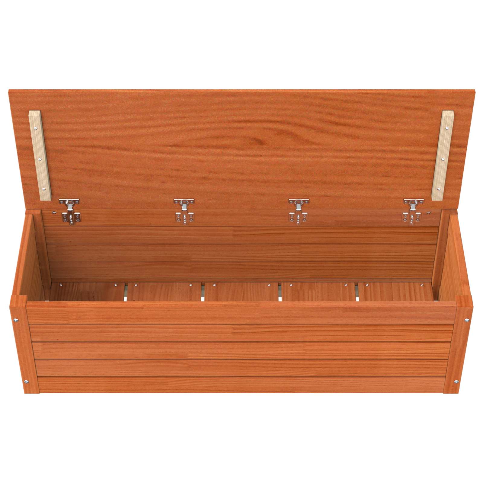 Opbergbox Wasbruin 109 x 36,5 x 33 cm Massief grenenhout is nu te koop bij PeponiXL, paradijselijk wonen!
