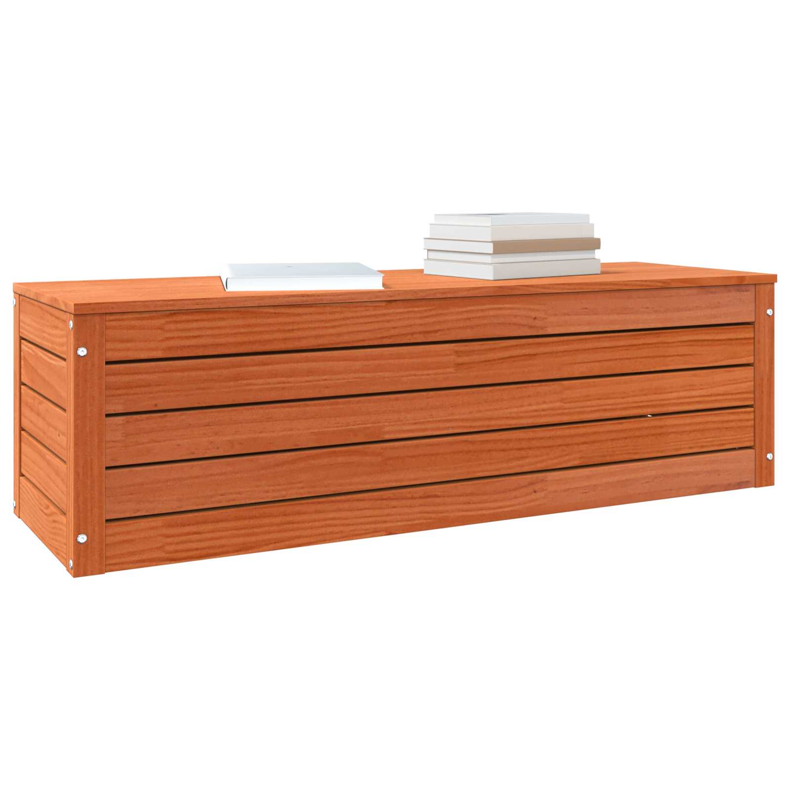 Opbergbox Wasbruin 109 x 36,5 x 33 cm Massief grenenhout is nu te koop bij PeponiXL, paradijselijk wonen!