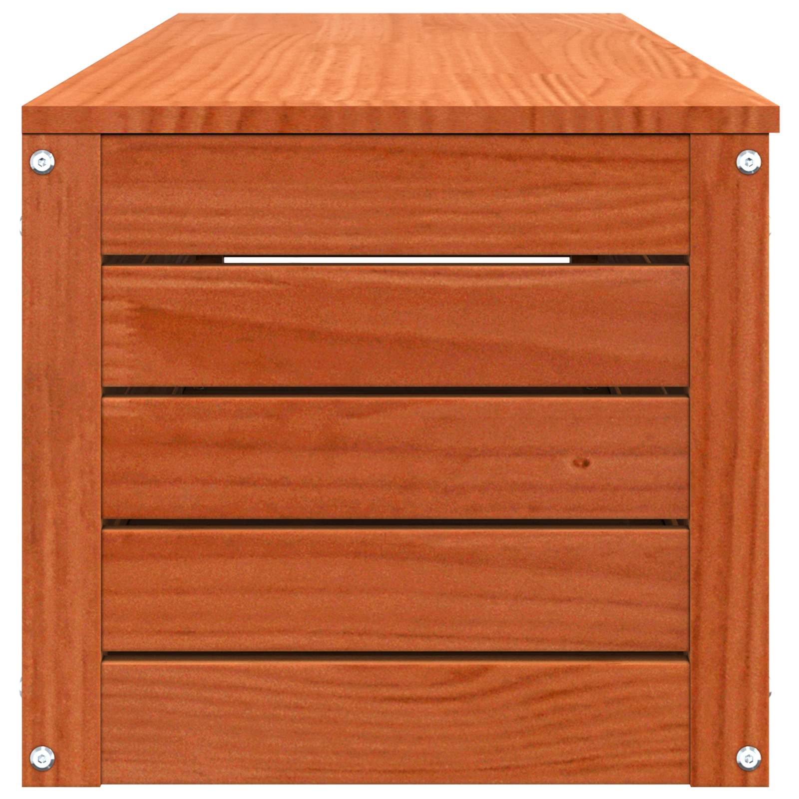 Opbergbox Wasbruin 109 x 36,5 x 33 cm Massief grenenhout is nu te koop bij PeponiXL, paradijselijk wonen!