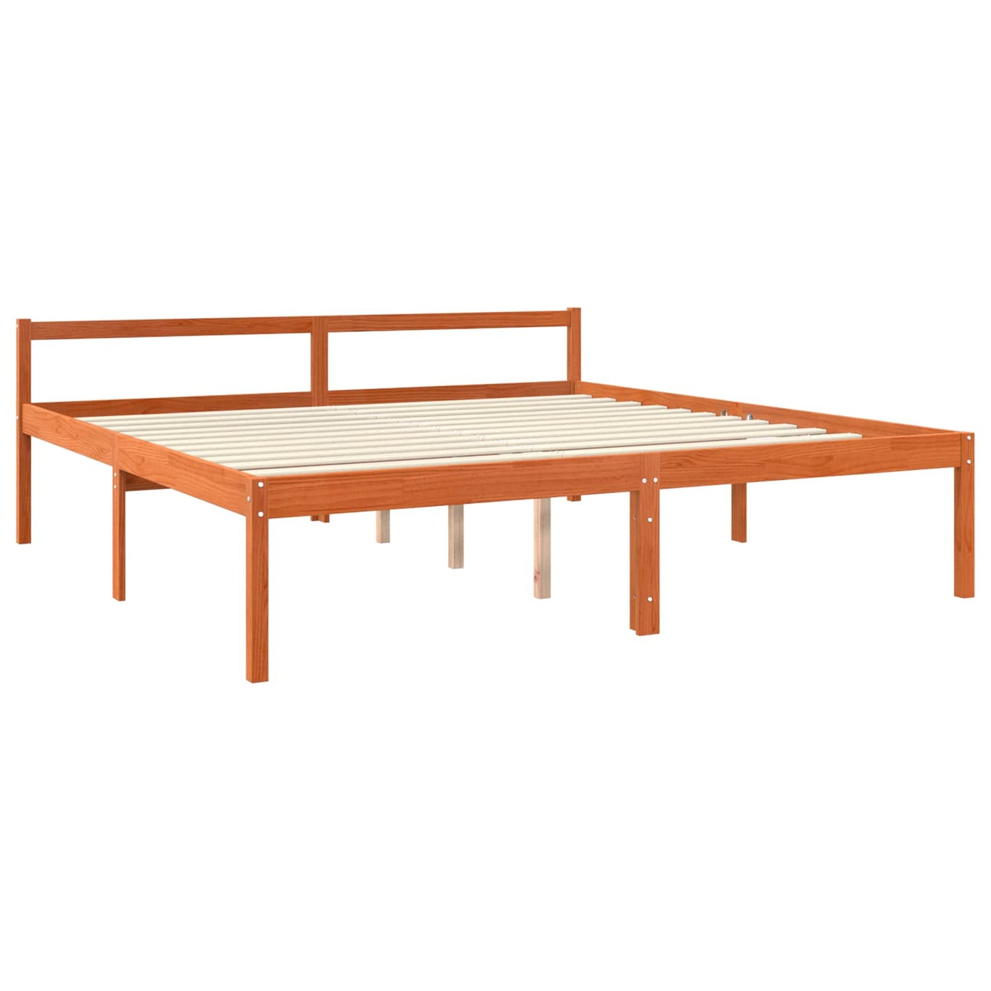 Bedframe Wasbruin 180 x 200 cm Massief grenenhout is nu te koop bij PeponiXL, paradijselijk wonen!
