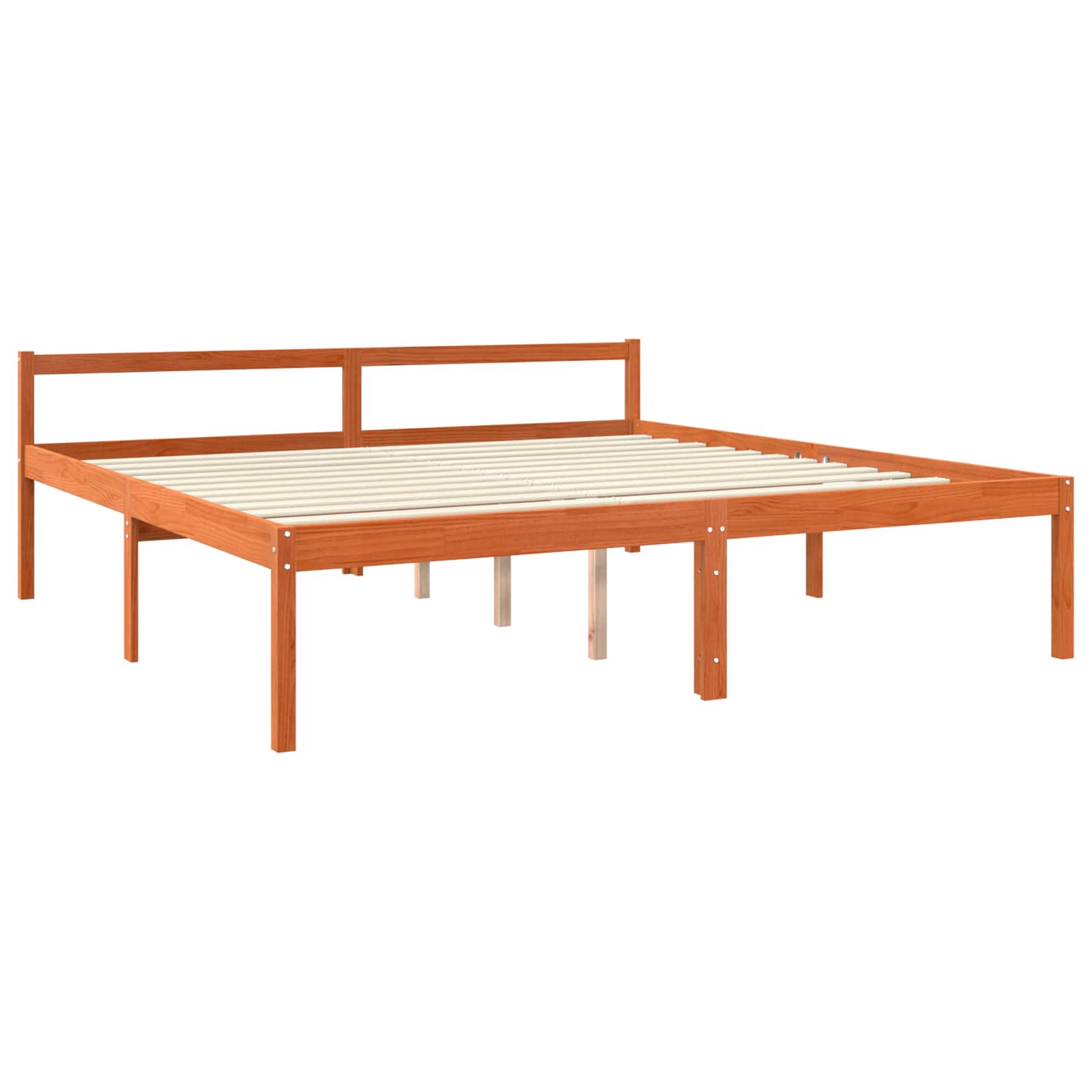 Bedframe Wasbruin 180 x 200 cm Massief grenenhout is nu te koop bij PeponiXL, paradijselijk wonen!