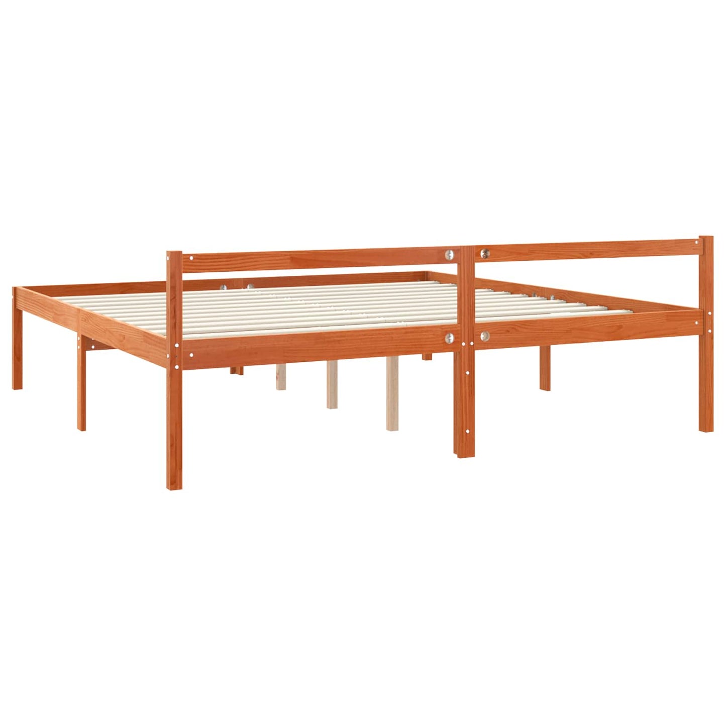 Bedframe Wasbruin 180 x 200 cm Massief grenenhout is nu te koop bij PeponiXL, paradijselijk wonen!