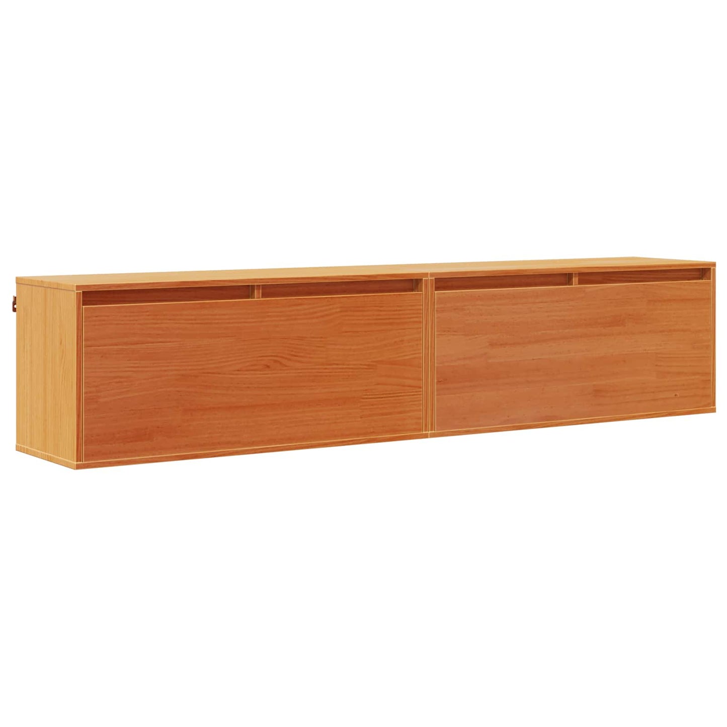 Wandkast 2 pcs Wasbruin 80 x 30 x 35 cm Massief grenenhout is nu te koop bij PeponiXL, paradijselijk wonen!