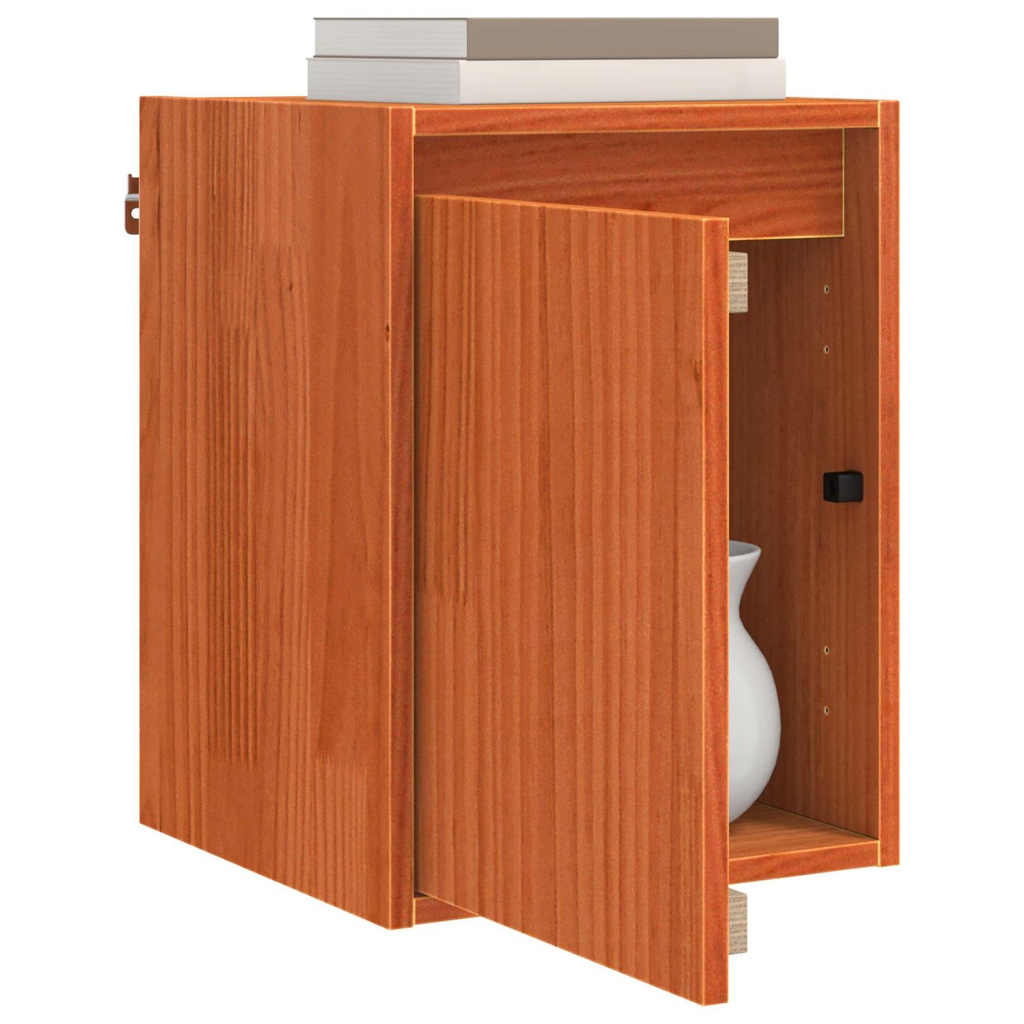 Wandkast met opslag Wasbruin 30 x 30 x 40 cm Massief grenenhout is nu te koop bij PeponiXL, paradijselijk wonen!