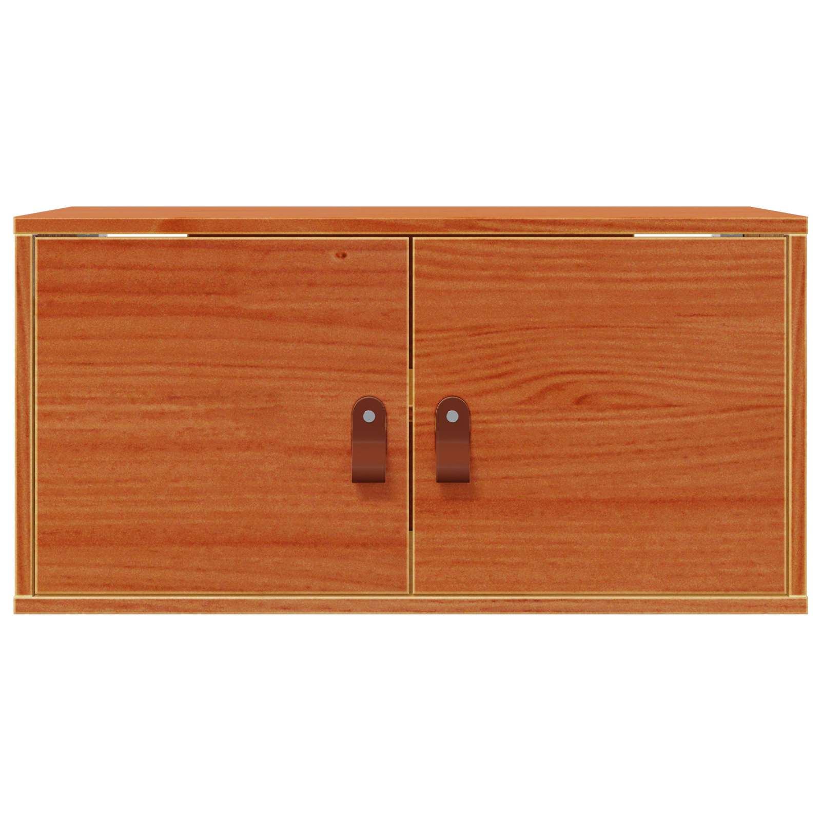 Wandkast met plank Wasbruin 60 x 30 x 30 cm Massief grenenhout is nu te koop bij PeponiXL, paradijselijk wonen!