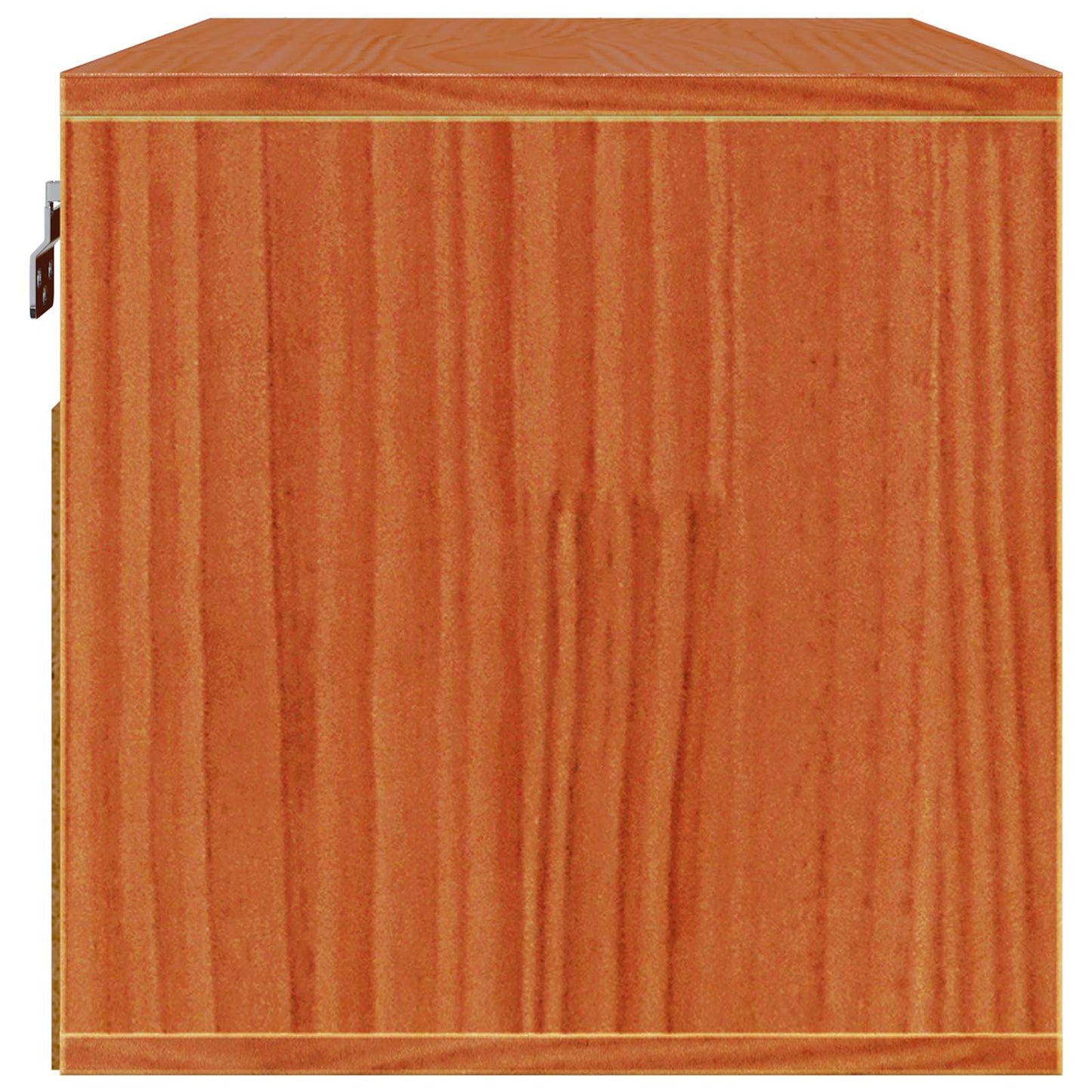 Wandkast met plank Wasbruin 60 x 30 x 30 cm Massief grenenhout is nu te koop bij PeponiXL, paradijselijk wonen!