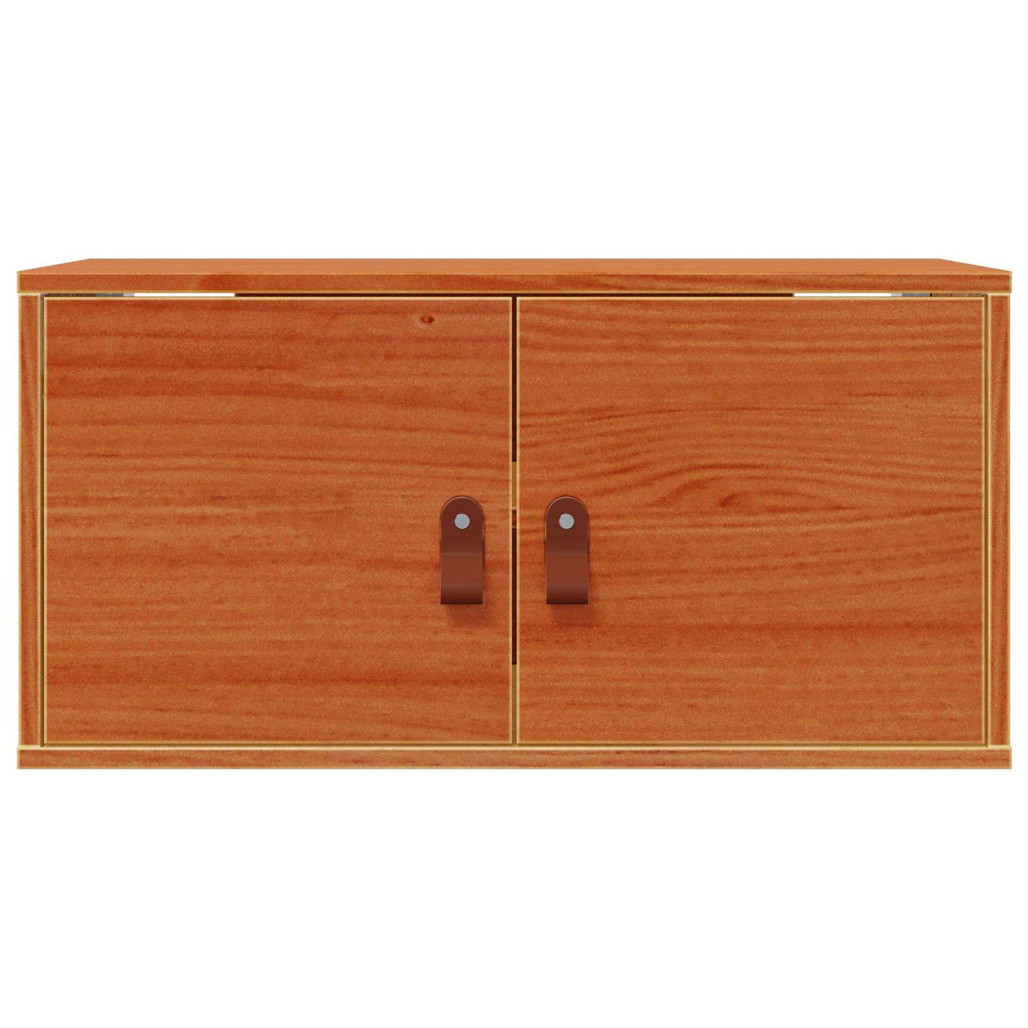 Wandkast 2 pcs Wasbruin 60 x 30 x 30 cm Massief grenenhout is nu te koop bij PeponiXL, paradijselijk wonen!