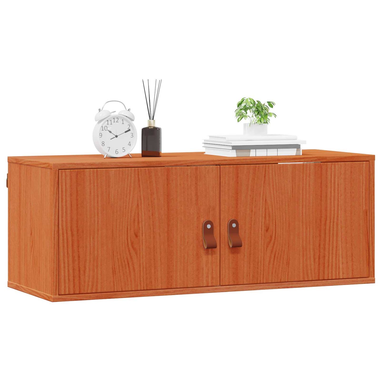 Wandkast met plank Wasbruin 80 x 30 x 30 cm Massief grenenhout is nu te koop bij PeponiXL, paradijselijk wonen!