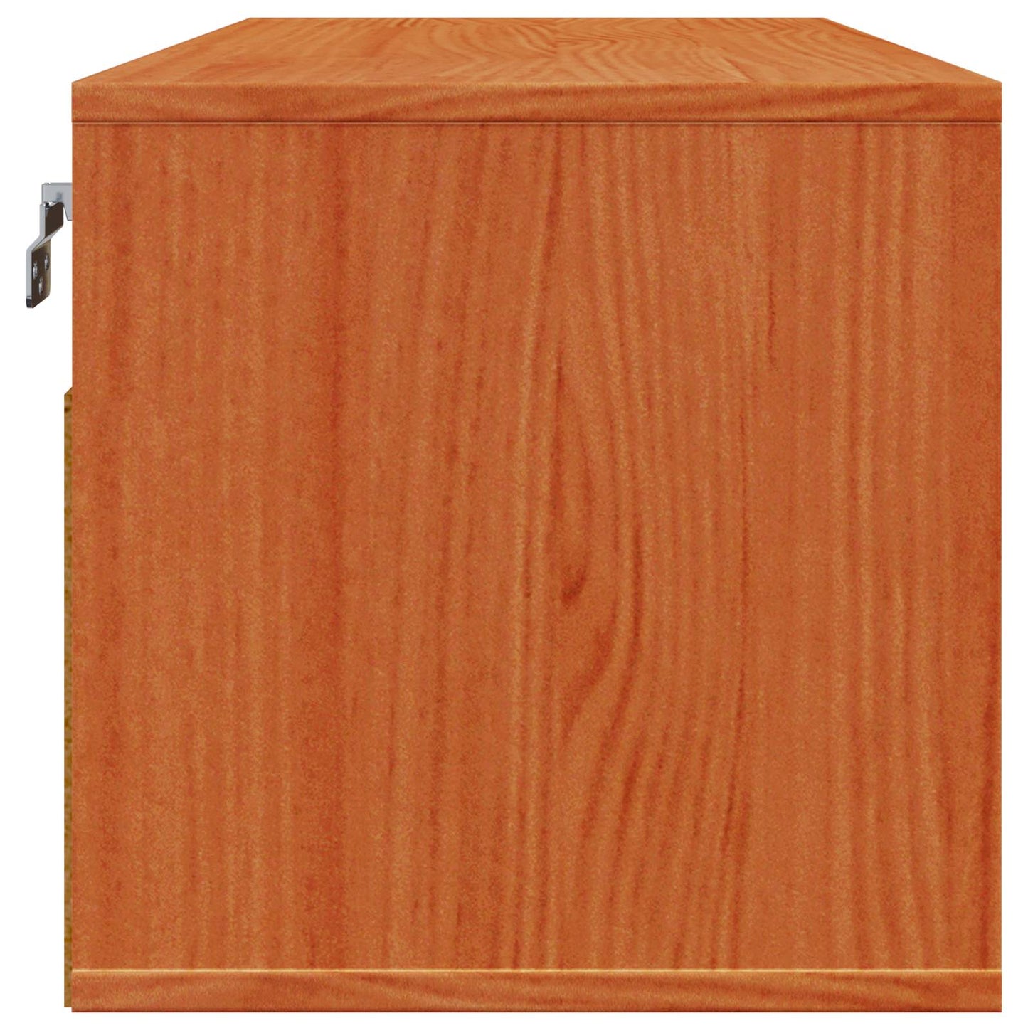 Wandkast met plank Wasbruin 80 x 30 x 30 cm Massief grenenhout is nu te koop bij PeponiXL, paradijselijk wonen!