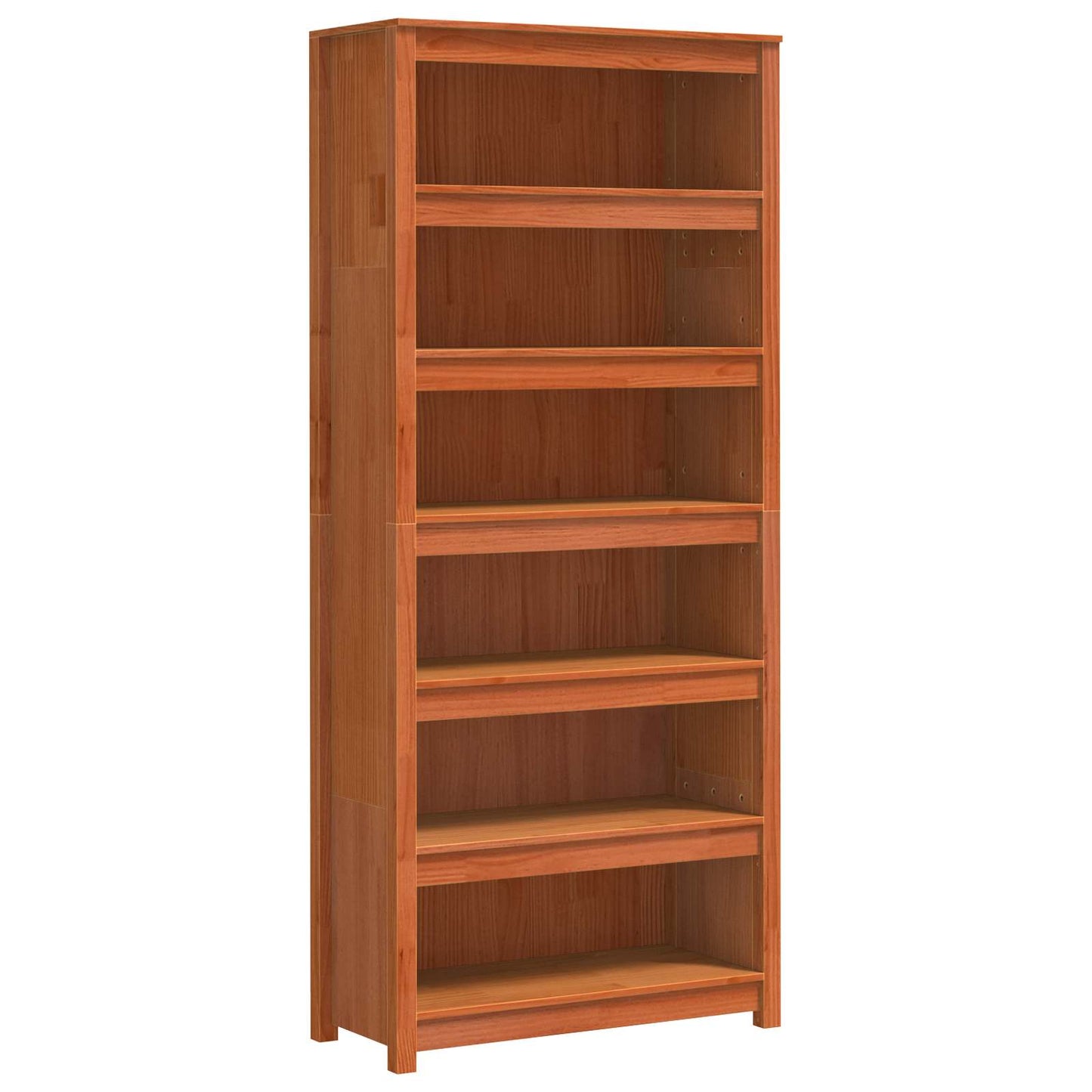Boekenkast Wasbruin 80 x 35 x 183 cm Massief grenenhout is nu te koop bij PeponiXL, paradijselijk wonen!