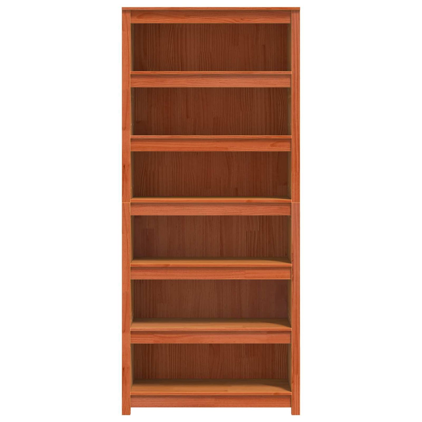 Boekenkast Wasbruin 80 x 35 x 183 cm Massief grenenhout is nu te koop bij PeponiXL, paradijselijk wonen!