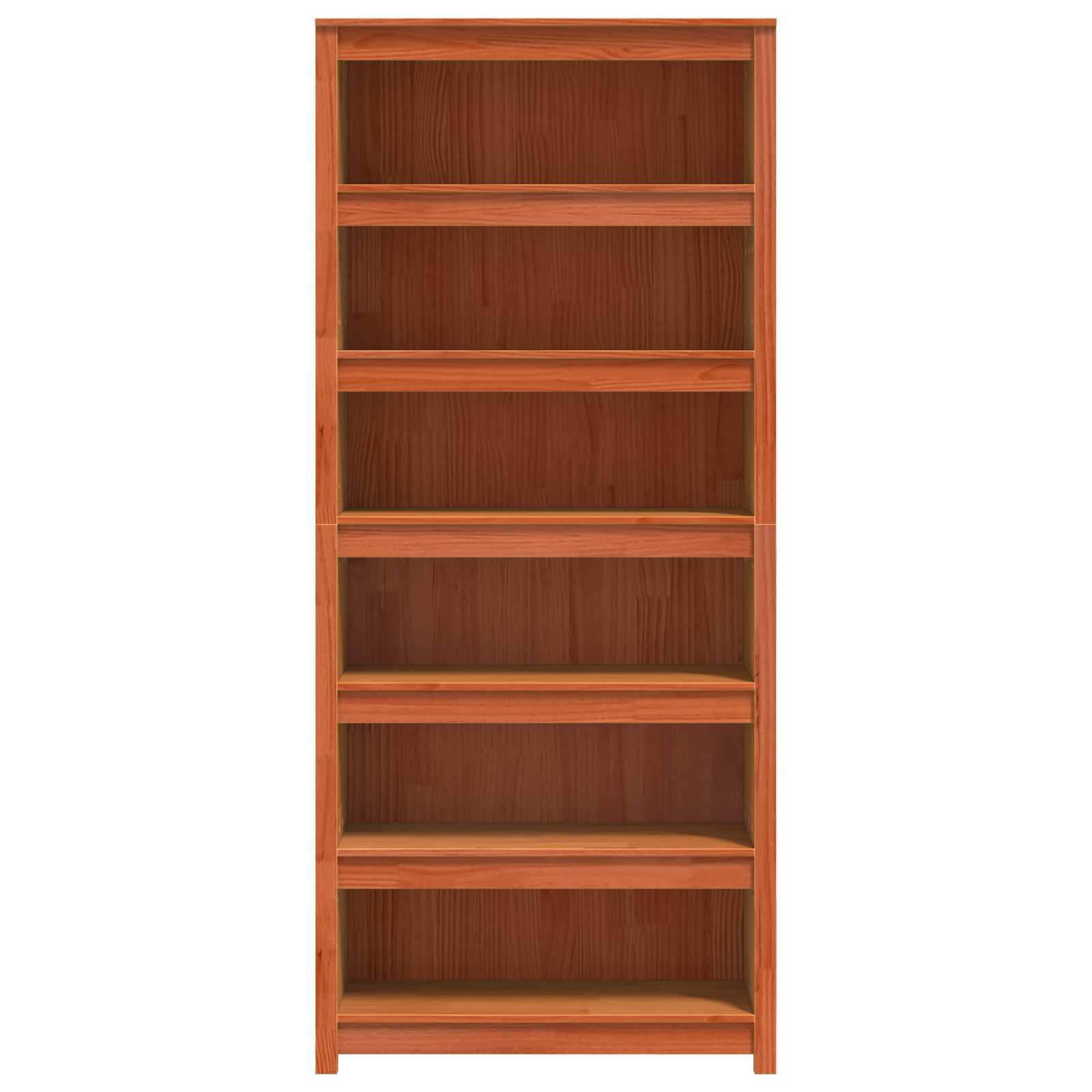 Boekenkast Wasbruin 80 x 35 x 183 cm Massief grenenhout is nu te koop bij PeponiXL, paradijselijk wonen!
