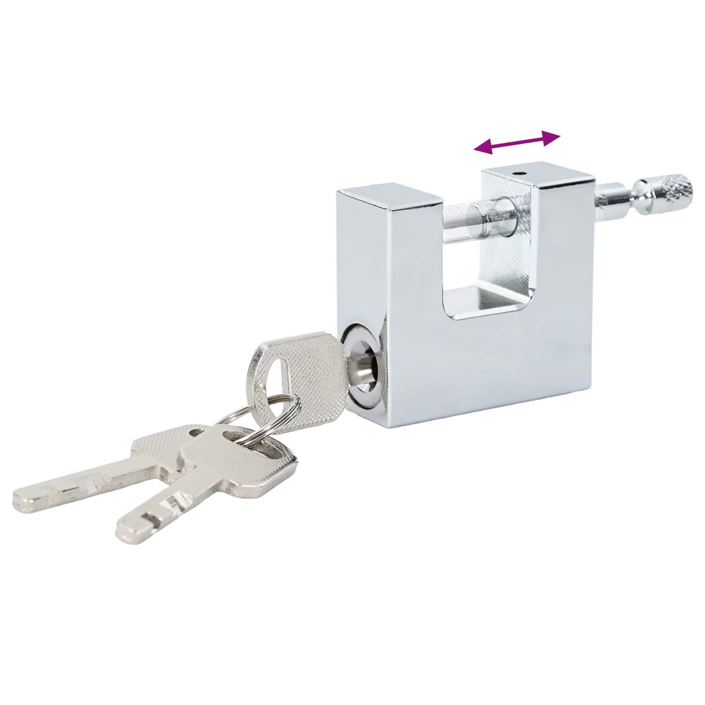 Hangslot 12 pcs Zilver Staal is nu te koop bij PeponiXL, paradijselijk wonen!