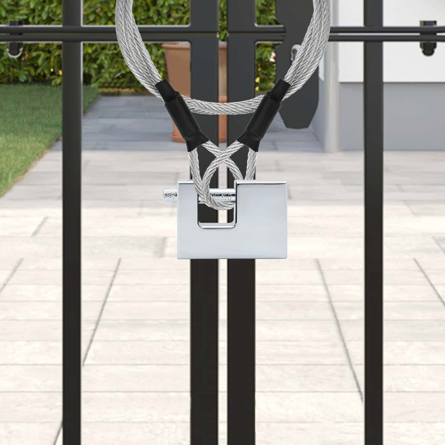 Hangslot 6 pcs Zilver Staal is nu te koop bij PeponiXL, paradijselijk wonen!
