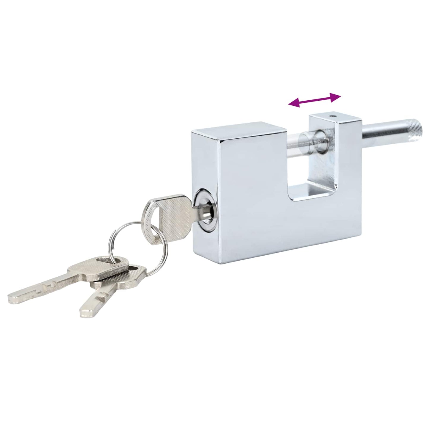 Hangslot 6 pcs Zilver Staal is nu te koop bij PeponiXL, paradijselijk wonen!