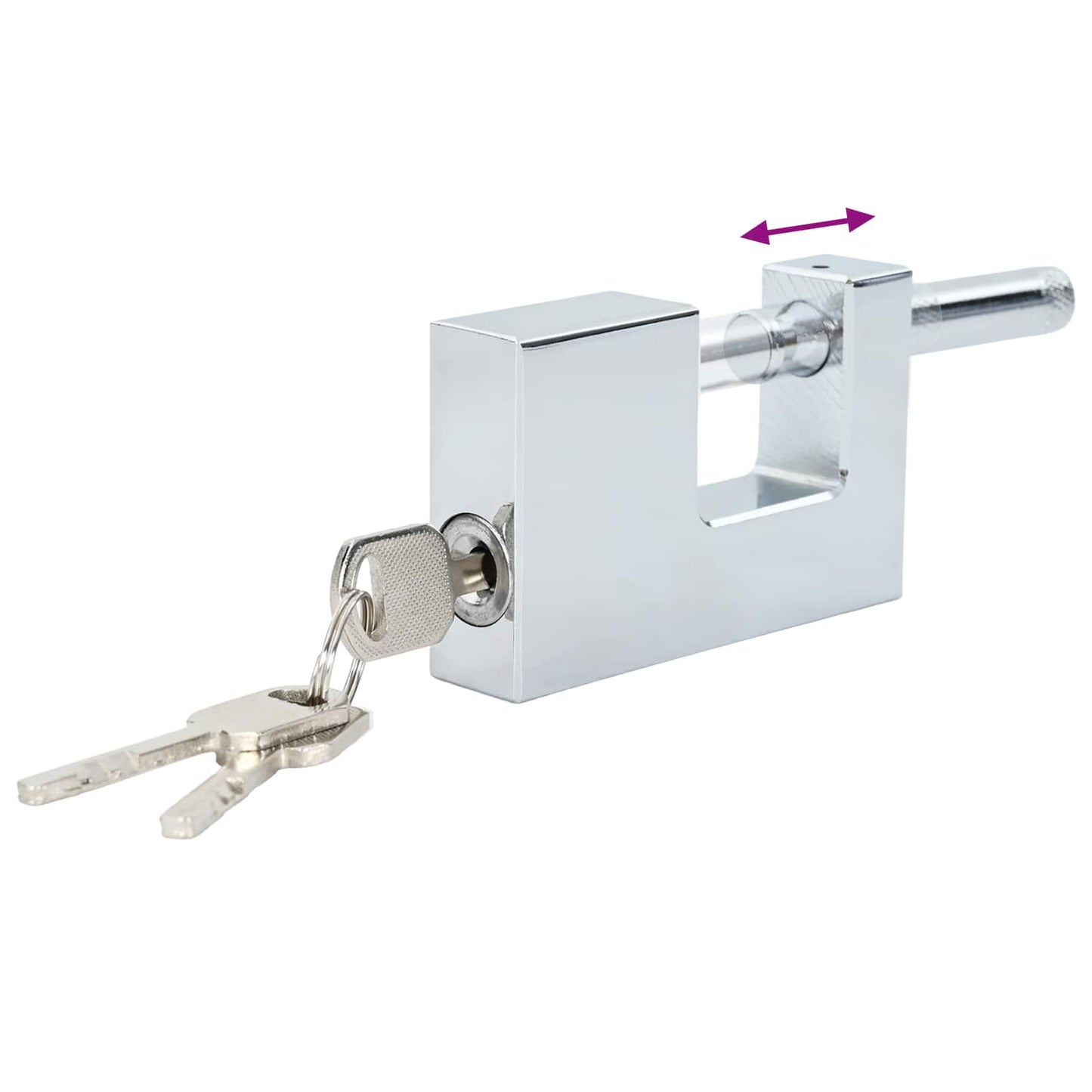 Hangslot 6 pcs Zilver Staal is nu te koop bij PeponiXL, paradijselijk wonen!