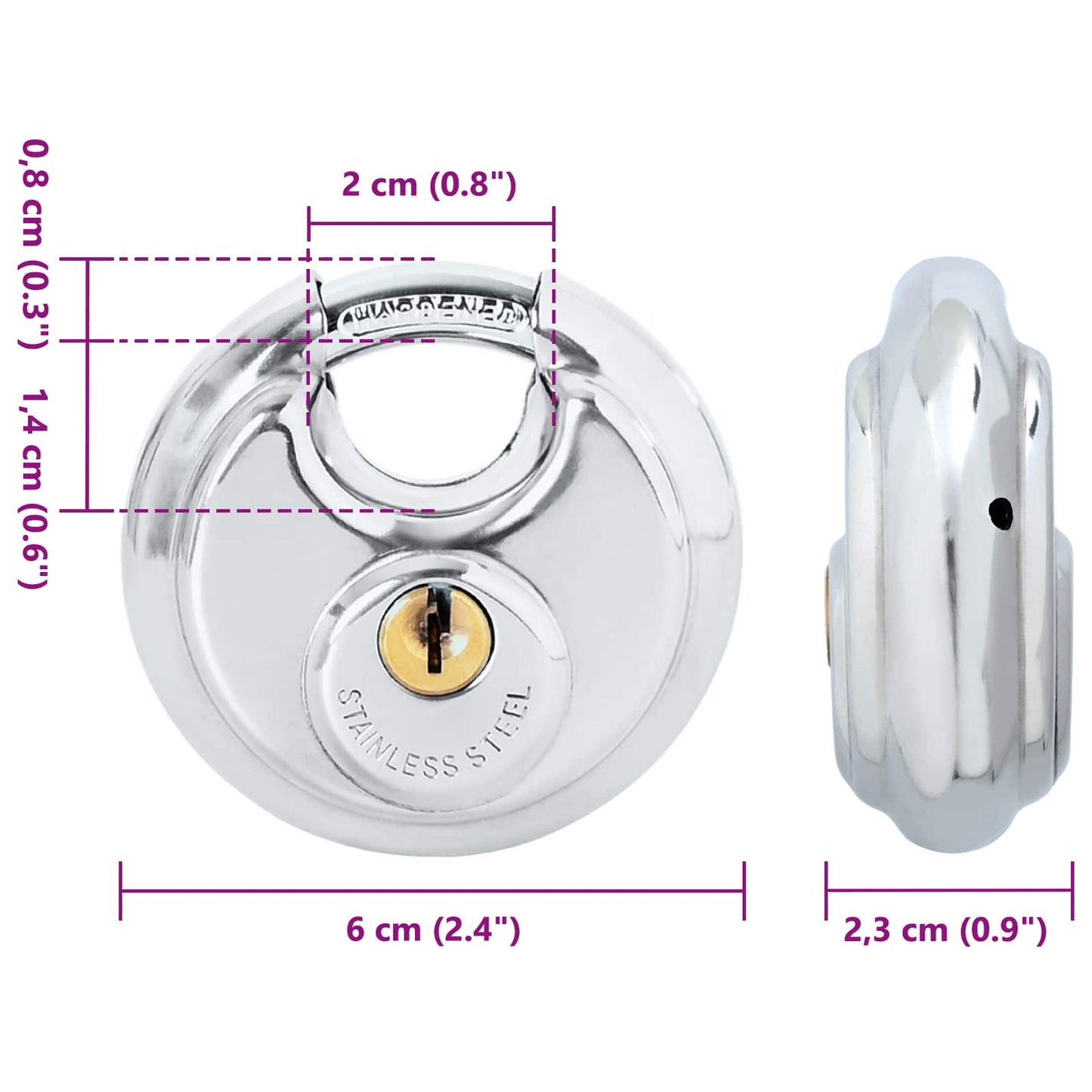 Discusloten met sleutels 12 pcs Zilver 6 x 2.3 x 6 cm is nu te koop bij PeponiXL, paradijselijk wonen!