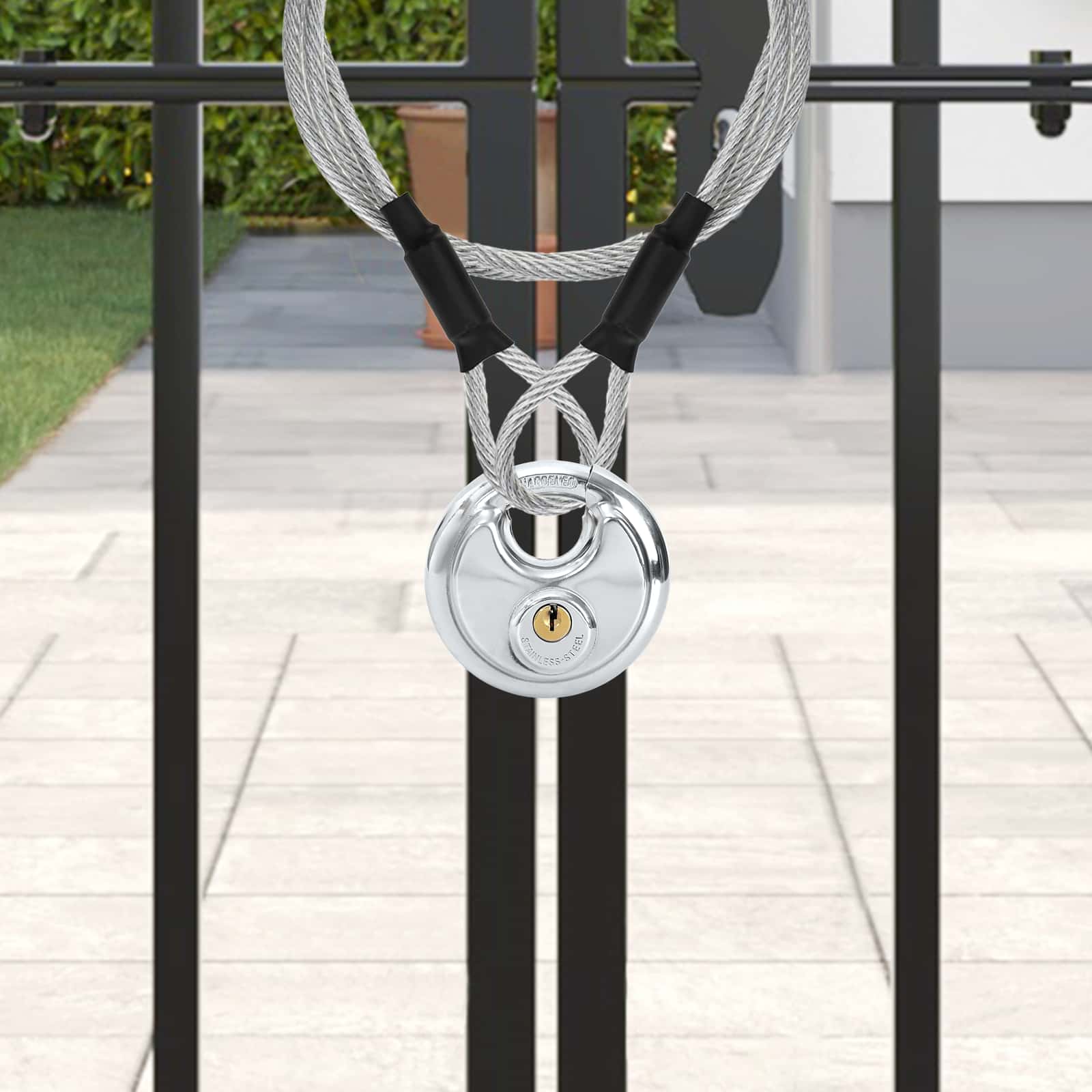 Discusloten met sleutels 6 pcs Zilver 9 x 2.8 x 9 cm is nu te koop bij PeponiXL, paradijselijk wonen!