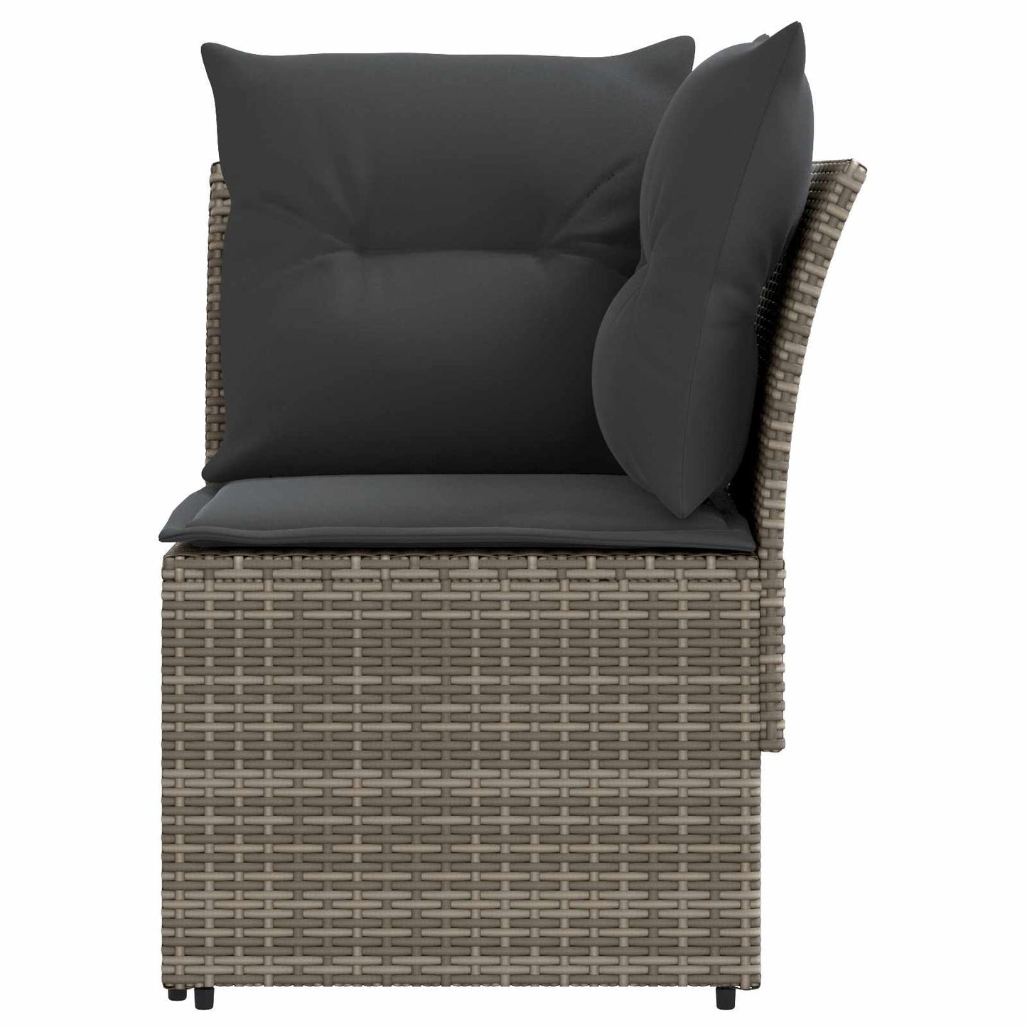 Tuinstoel met Armleuning en Hoekbank 2 Stuk PE Rattan is nu te koop bij PeponiXL, paradijselijk wonen!