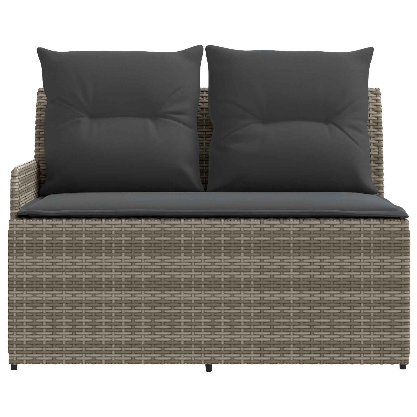 Tuinstoel met Armleuning en Hoekbank 2 Stuk PE Rattan is nu te koop bij PeponiXL, paradijselijk wonen!