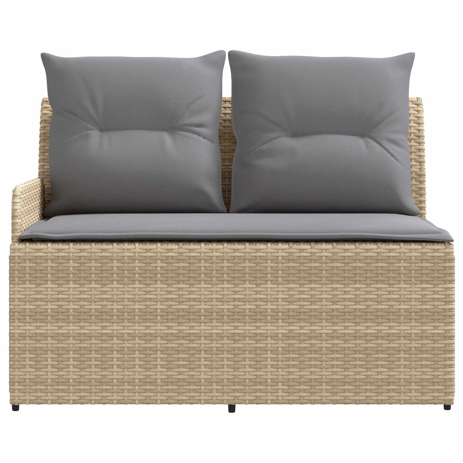 Tuinstoel met Armleuning en Hoekbank 2 Stuk PE Rattan is nu te koop bij PeponiXL, paradijselijk wonen!
