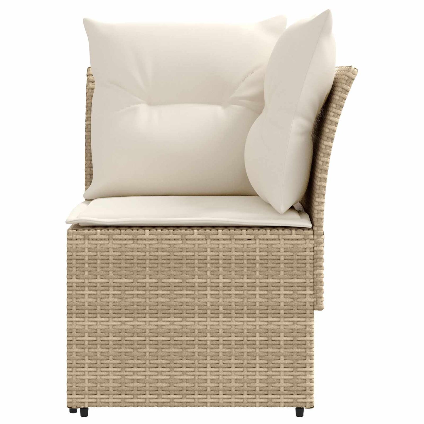 Tuinstoel met Armleuning en Hoekbank 2 Stuk Beige en Crème is nu te koop bij PeponiXL, paradijselijk wonen!