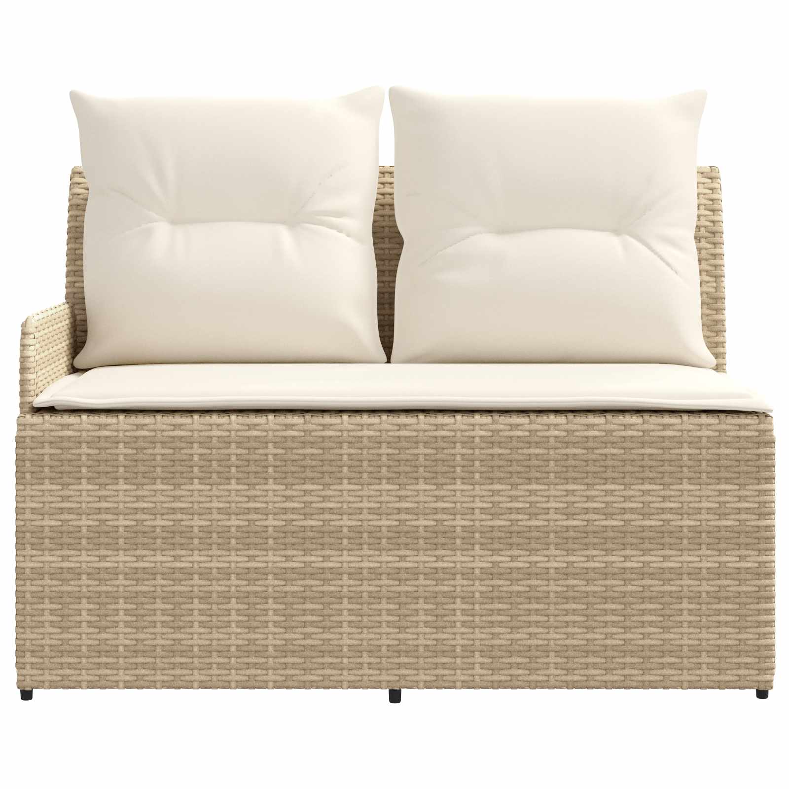 Tuinstoel met Armleuning en Hoekbank 2 Stuk Beige en Crème is nu te koop bij PeponiXL, paradijselijk wonen!
