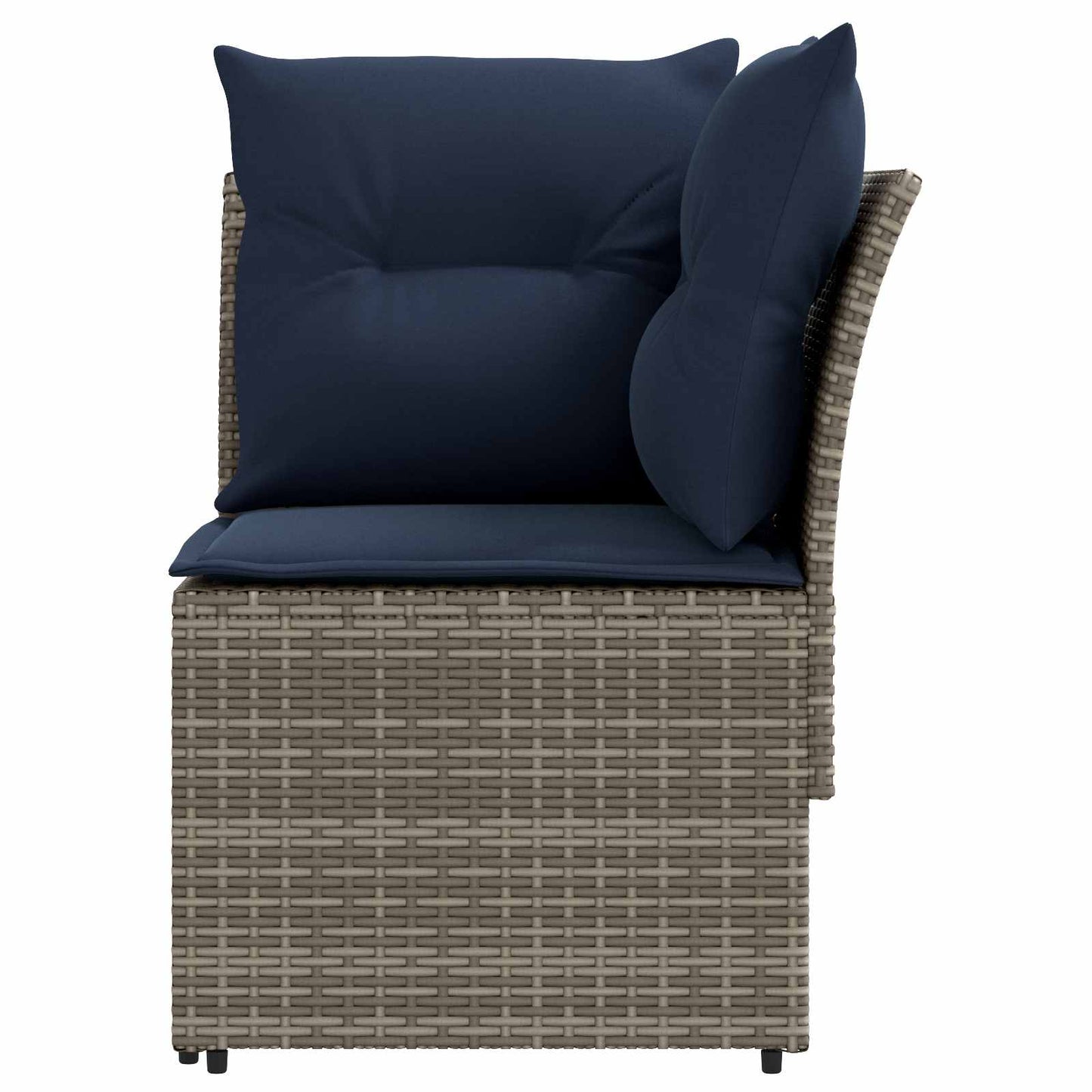 Tuinstoel met Armleuning en Hoekbank 2 Stuk PE Rattan is nu te koop bij PeponiXL, paradijselijk wonen!